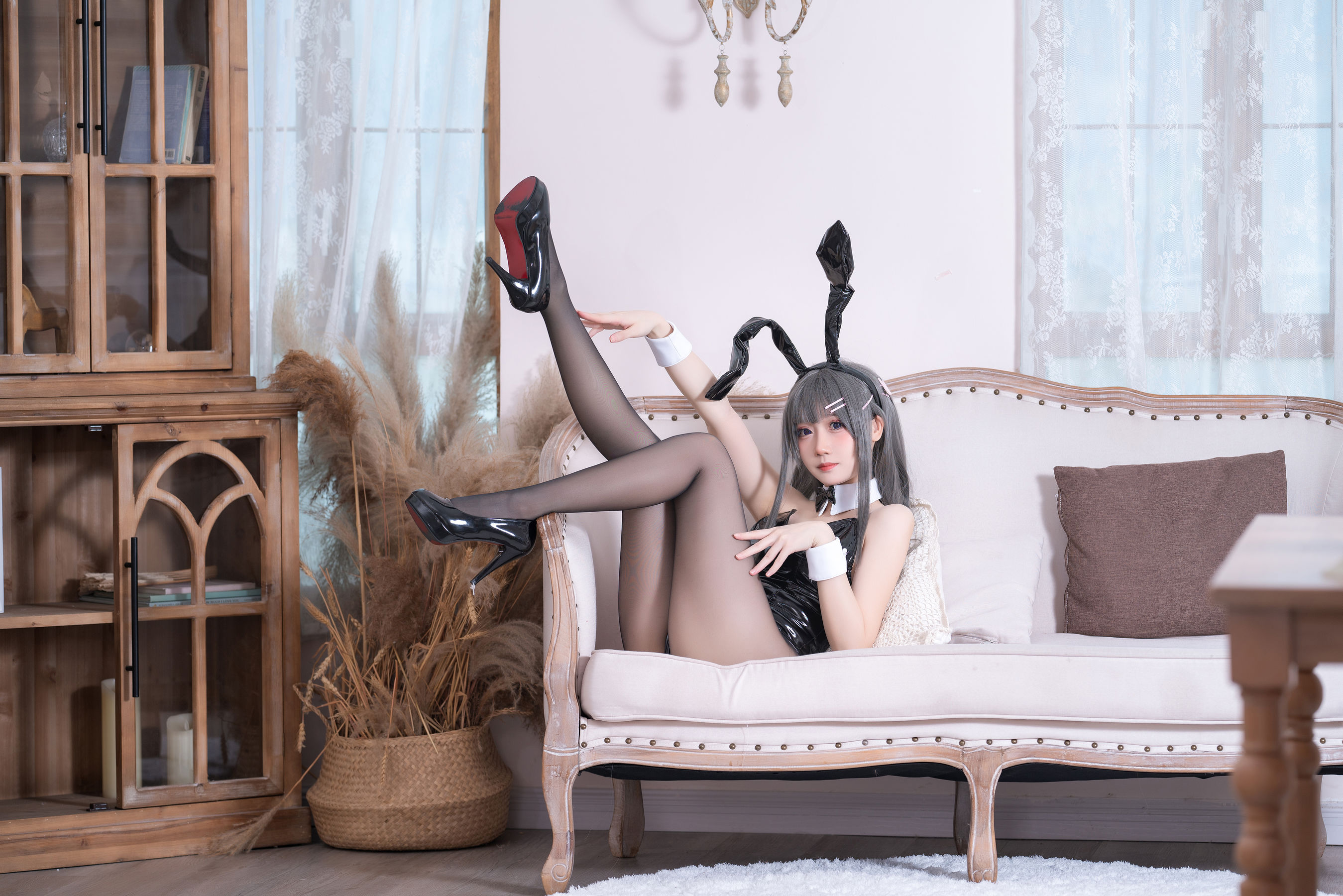 [福利COS] 焖焖碳 - 樱岛麻衣兔女郎