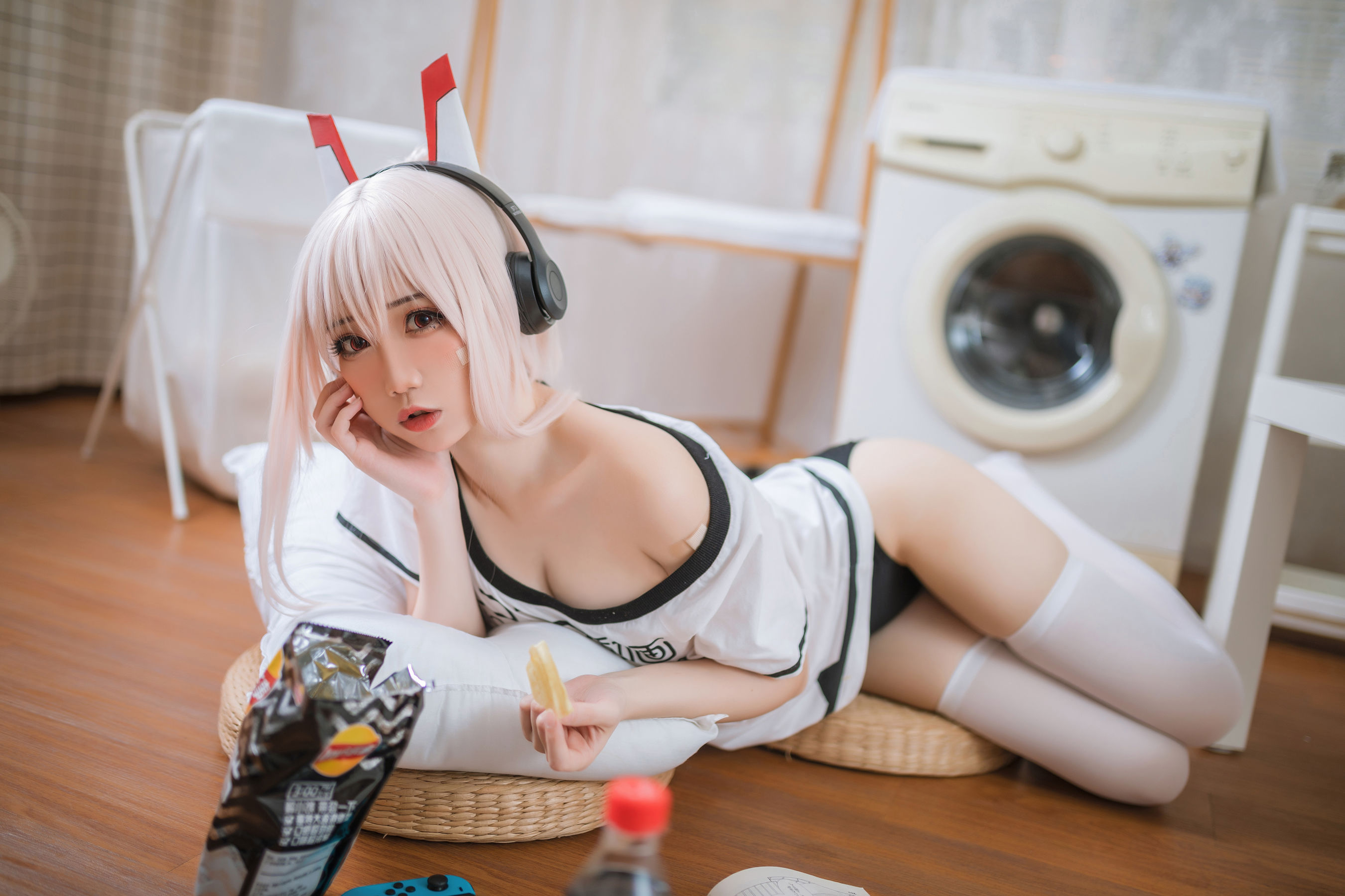 [福利COS] 焖焖碳 - 绫波 宅版本