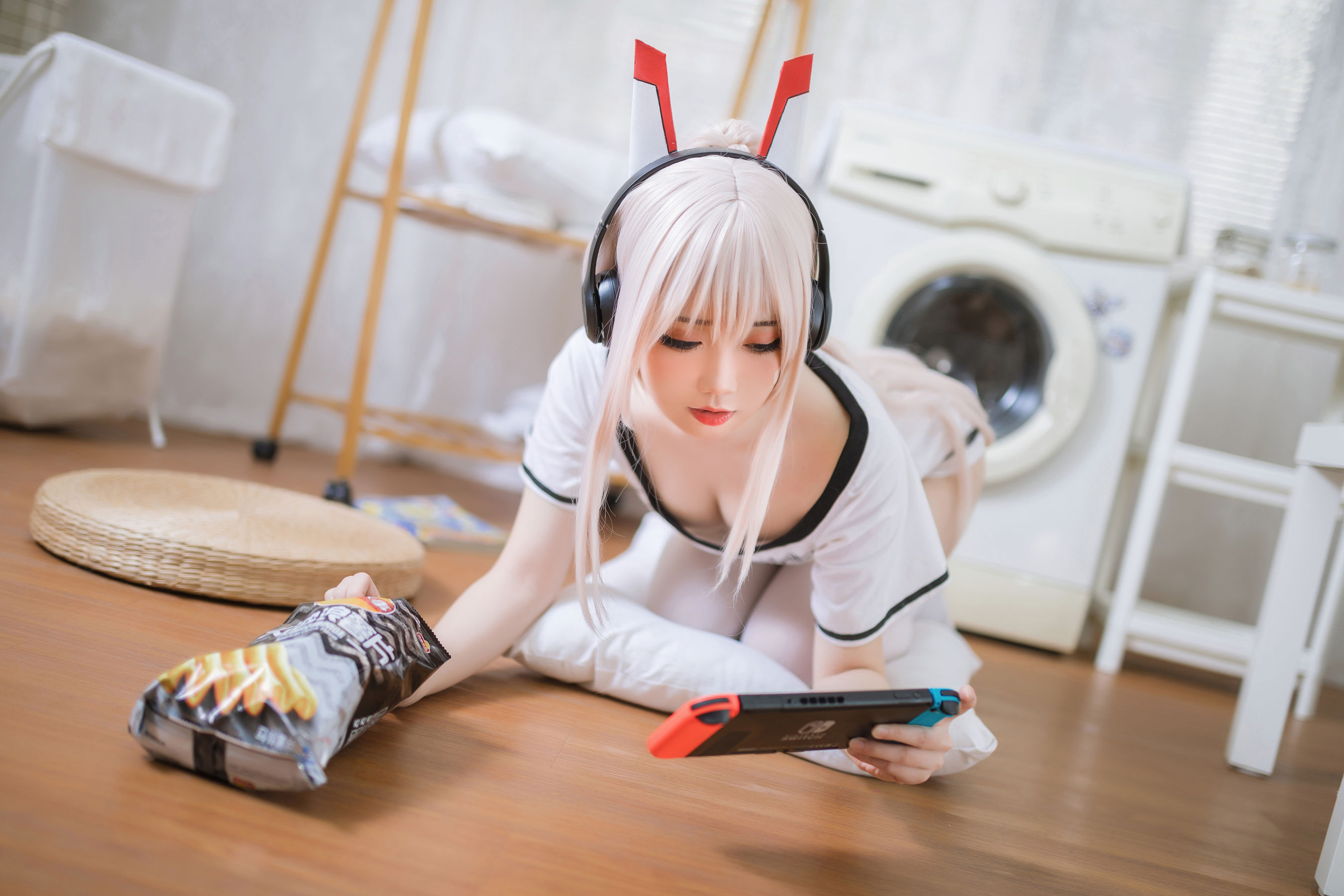 [福利COS] 焖焖碳 - 绫波 宅版本
