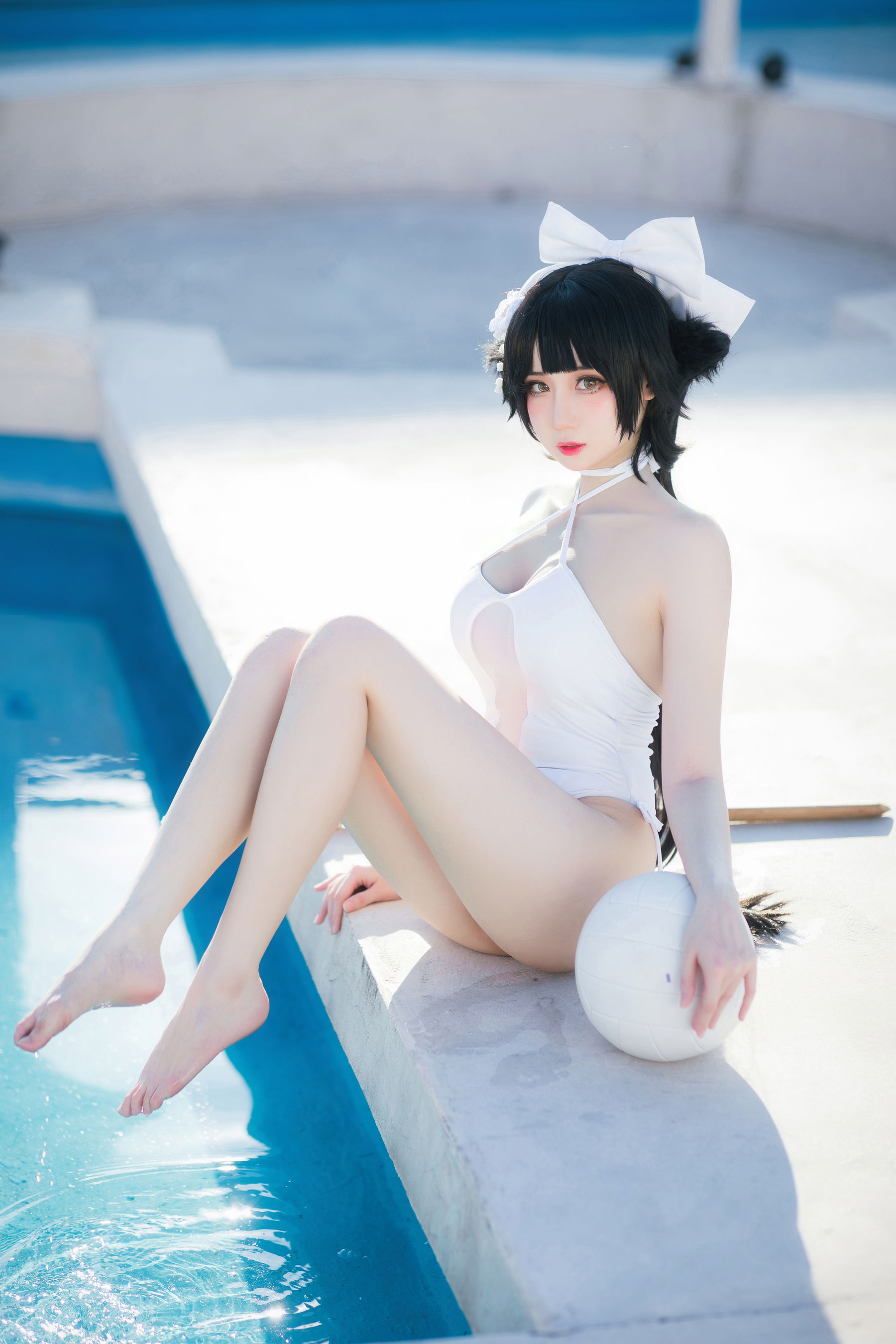 [福利COS] 焖焖碳 - 高雄泳装