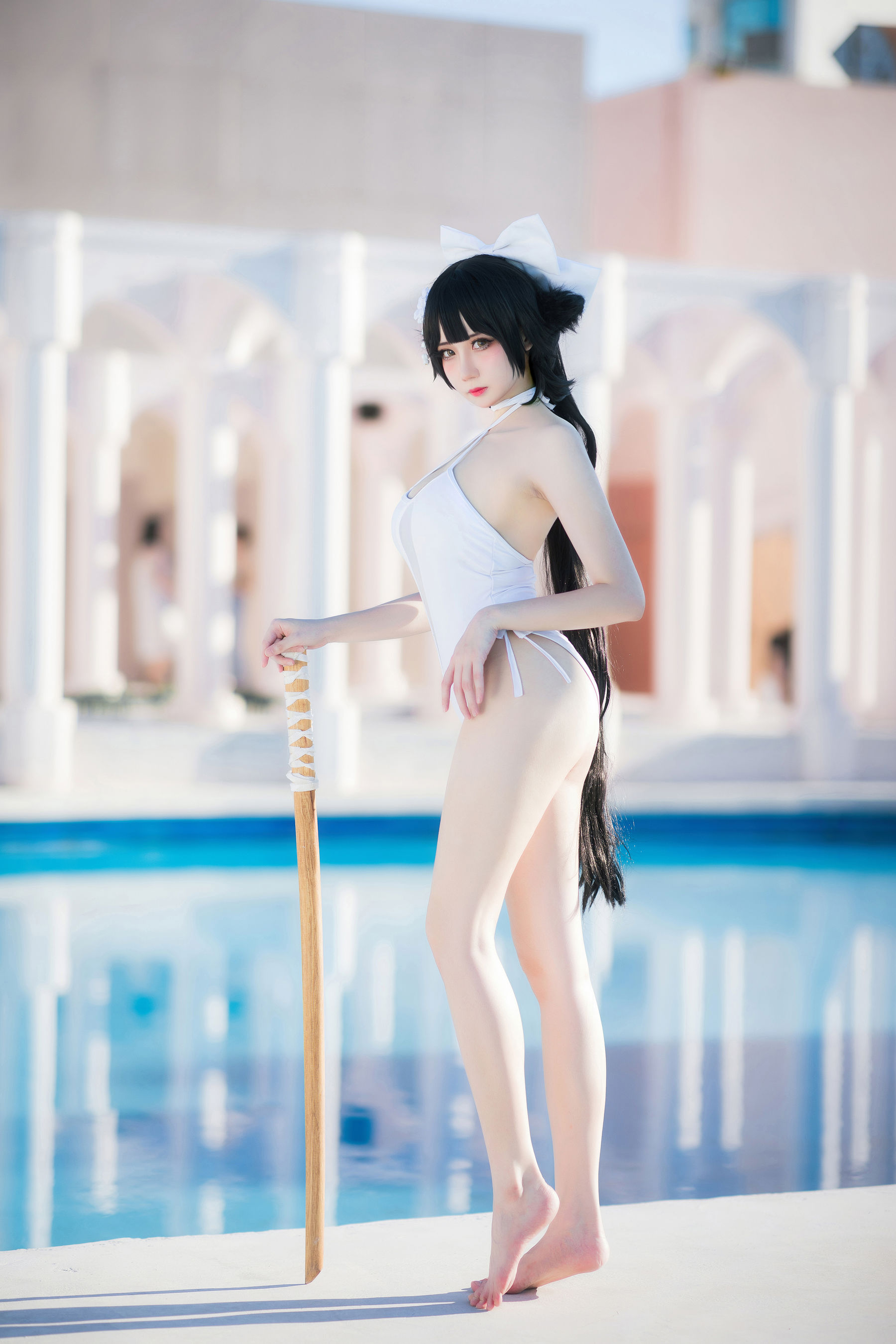 [福利COS] 焖焖碳 - 高雄泳装