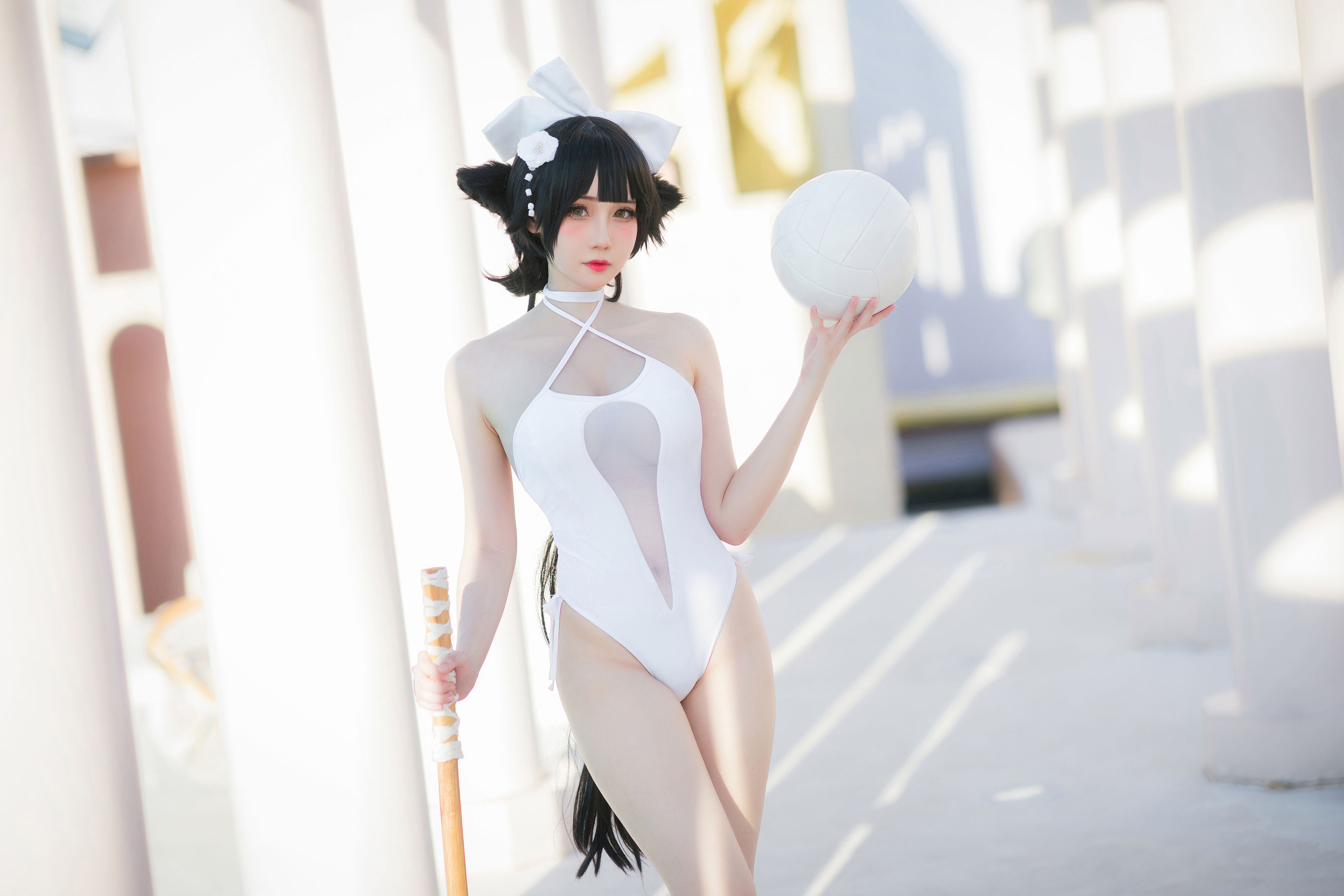 [福利COS] 焖焖碳 - 高雄泳装