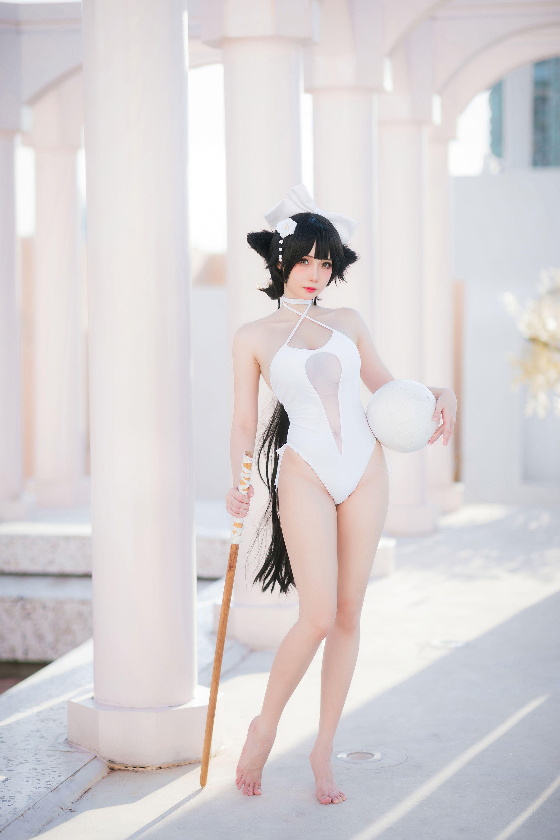 [福利COS] 焖焖碳 - 高雄泳装