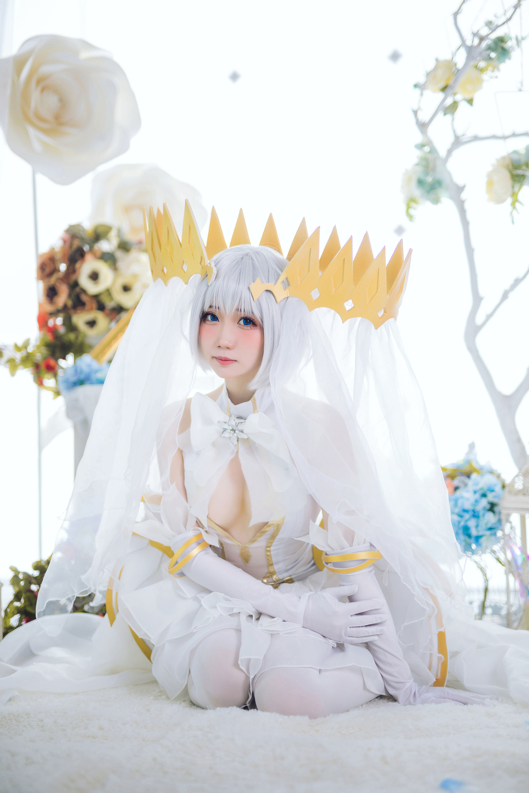 [福利COS] 焖焖碳 - 鸢一折纸灵衣
