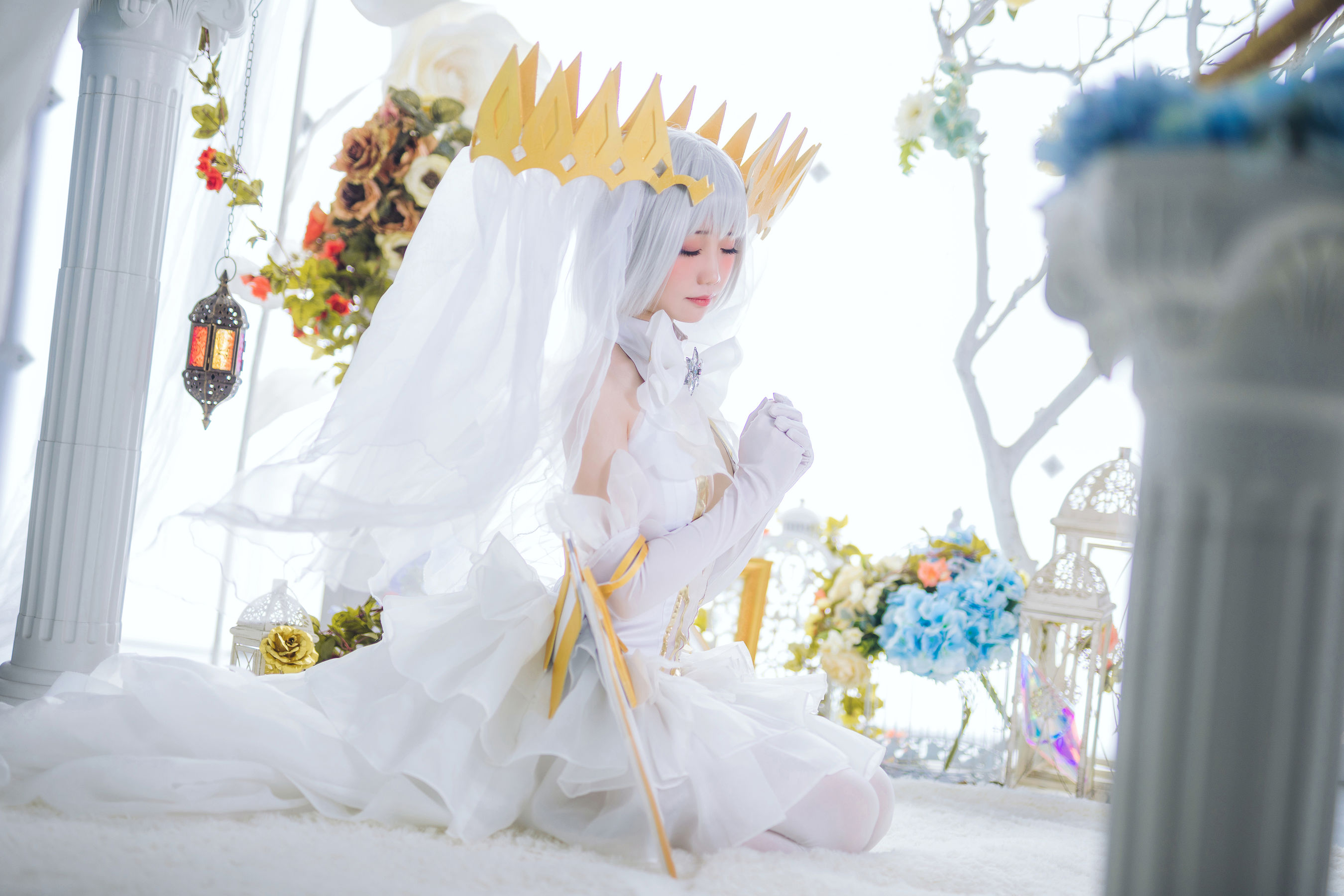 [福利COS] 焖焖碳 - 鸢一折纸灵衣