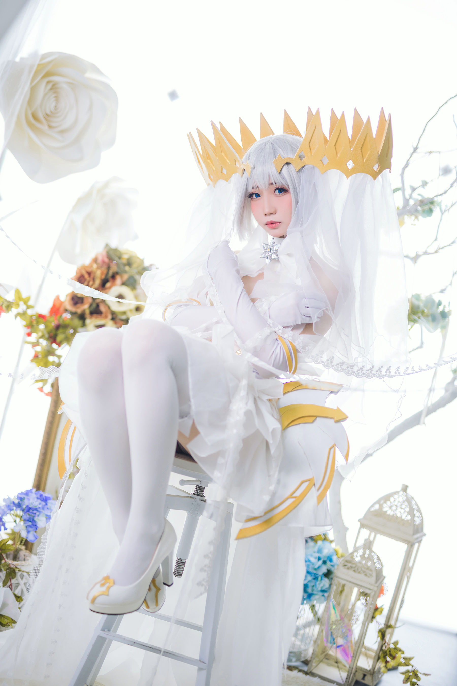 [福利COS] 焖焖碳 - 鸢一折纸灵衣