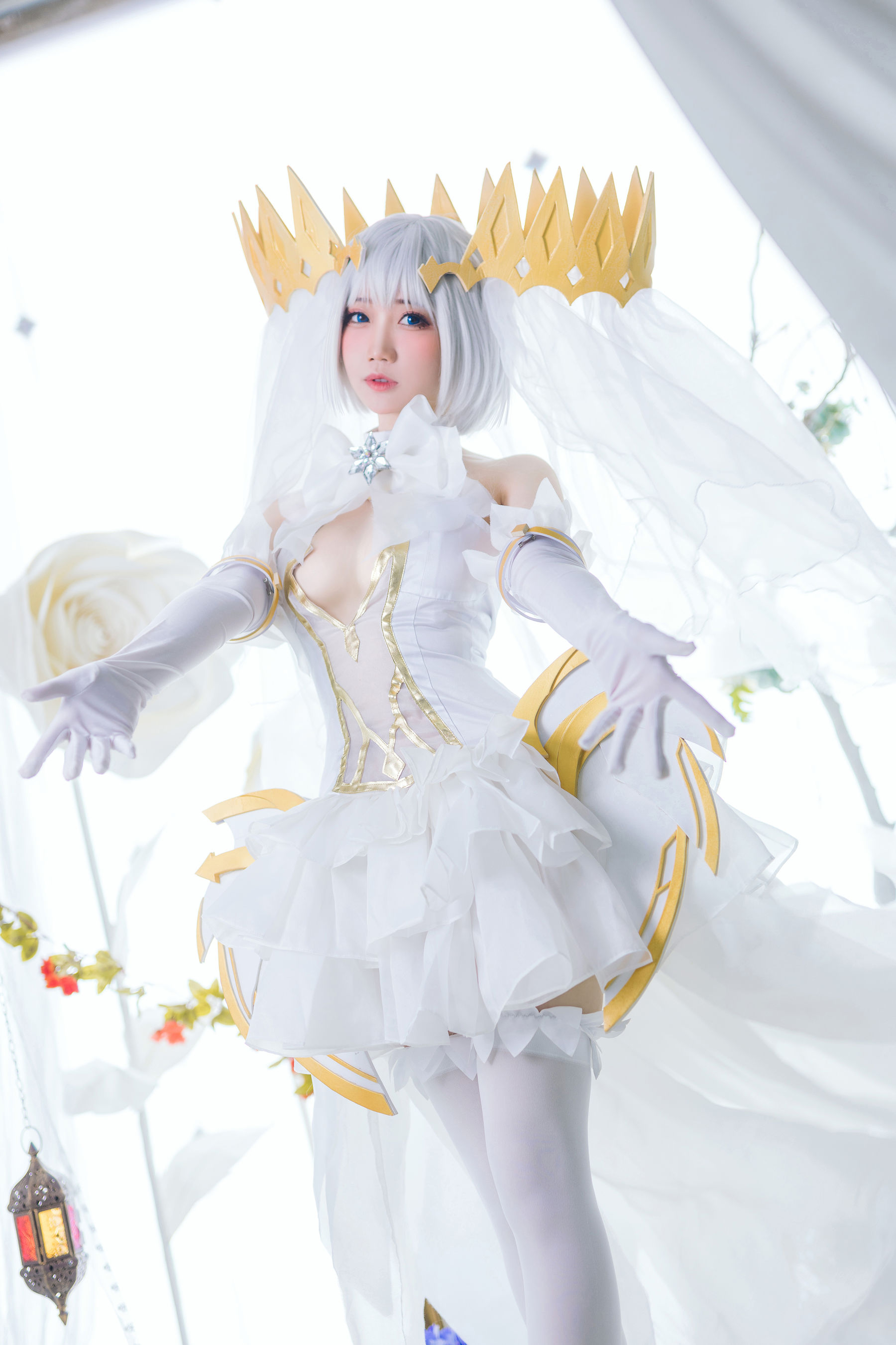 [福利COS] 焖焖碳 - 鸢一折纸灵衣