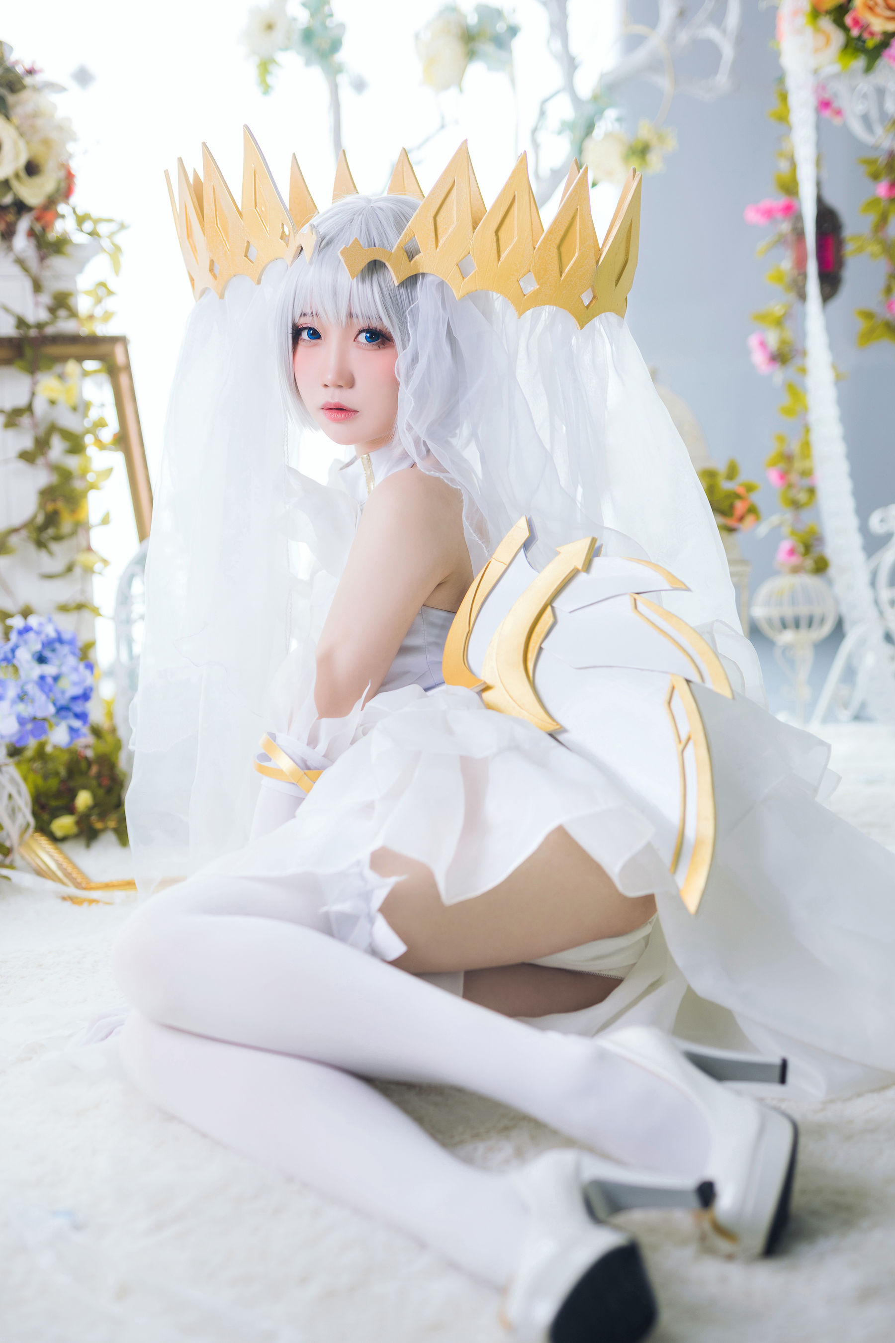 [福利COS] 焖焖碳 - 鸢一折纸灵衣