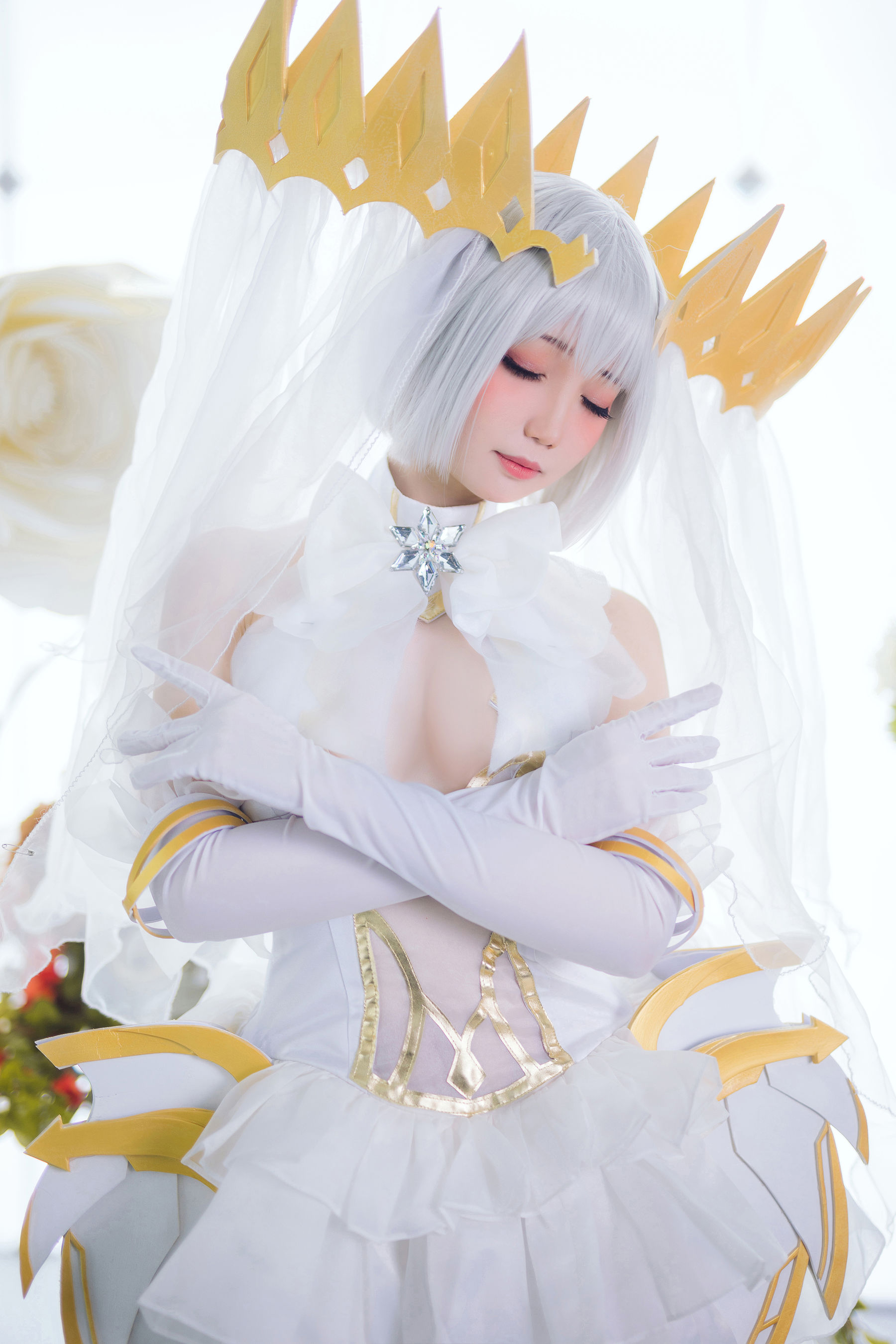 [福利COS] 焖焖碳 - 鸢一折纸灵衣
