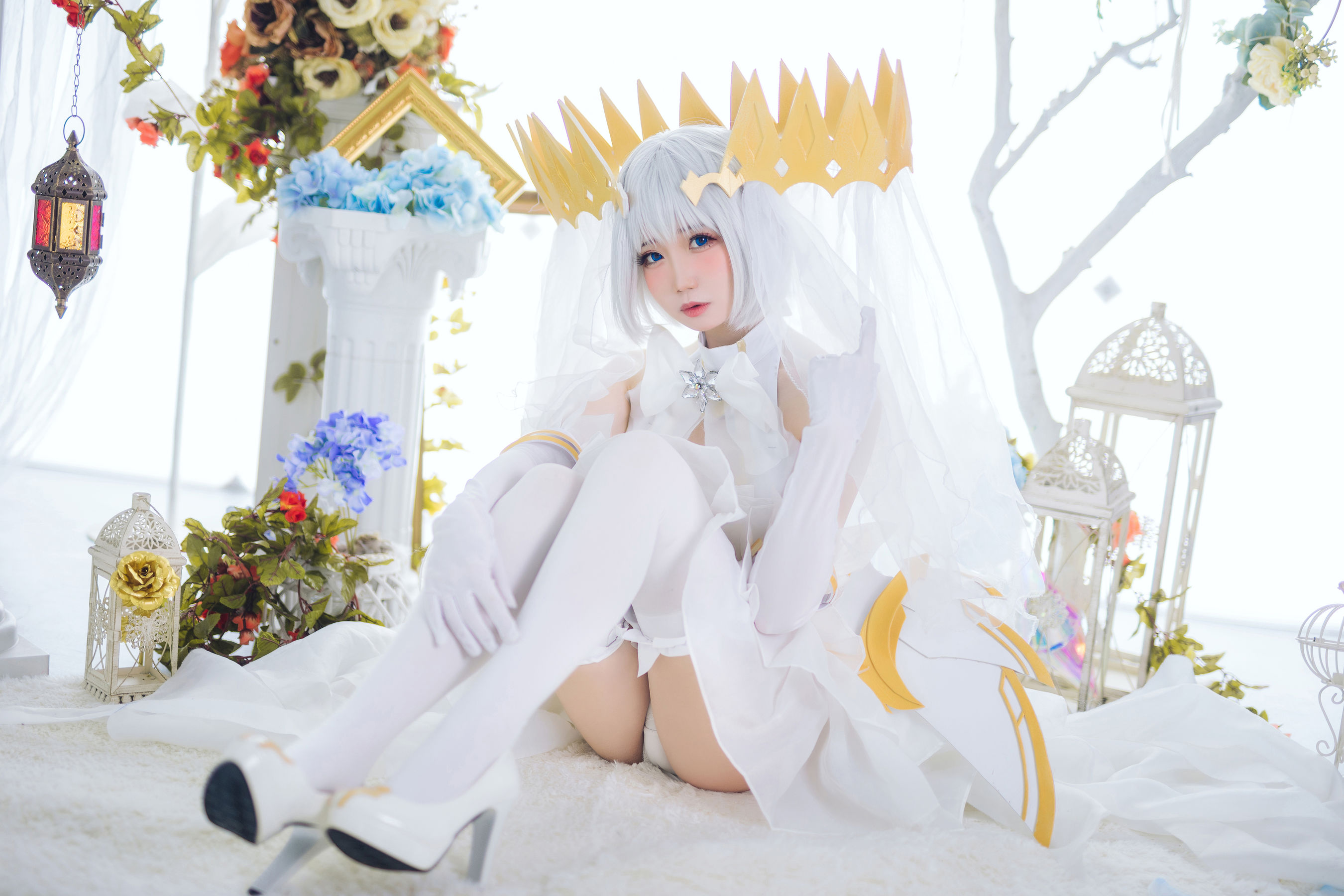 [福利COS] 焖焖碳 - 鸢一折纸灵衣
