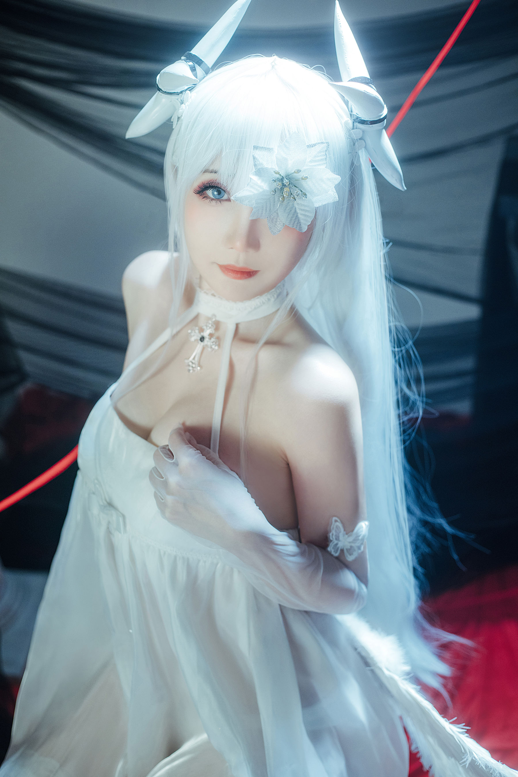 [福利COS] 焖焖碳&Tomoyo酱 - 碧蓝航线 埃姆登 双黑白夜之主