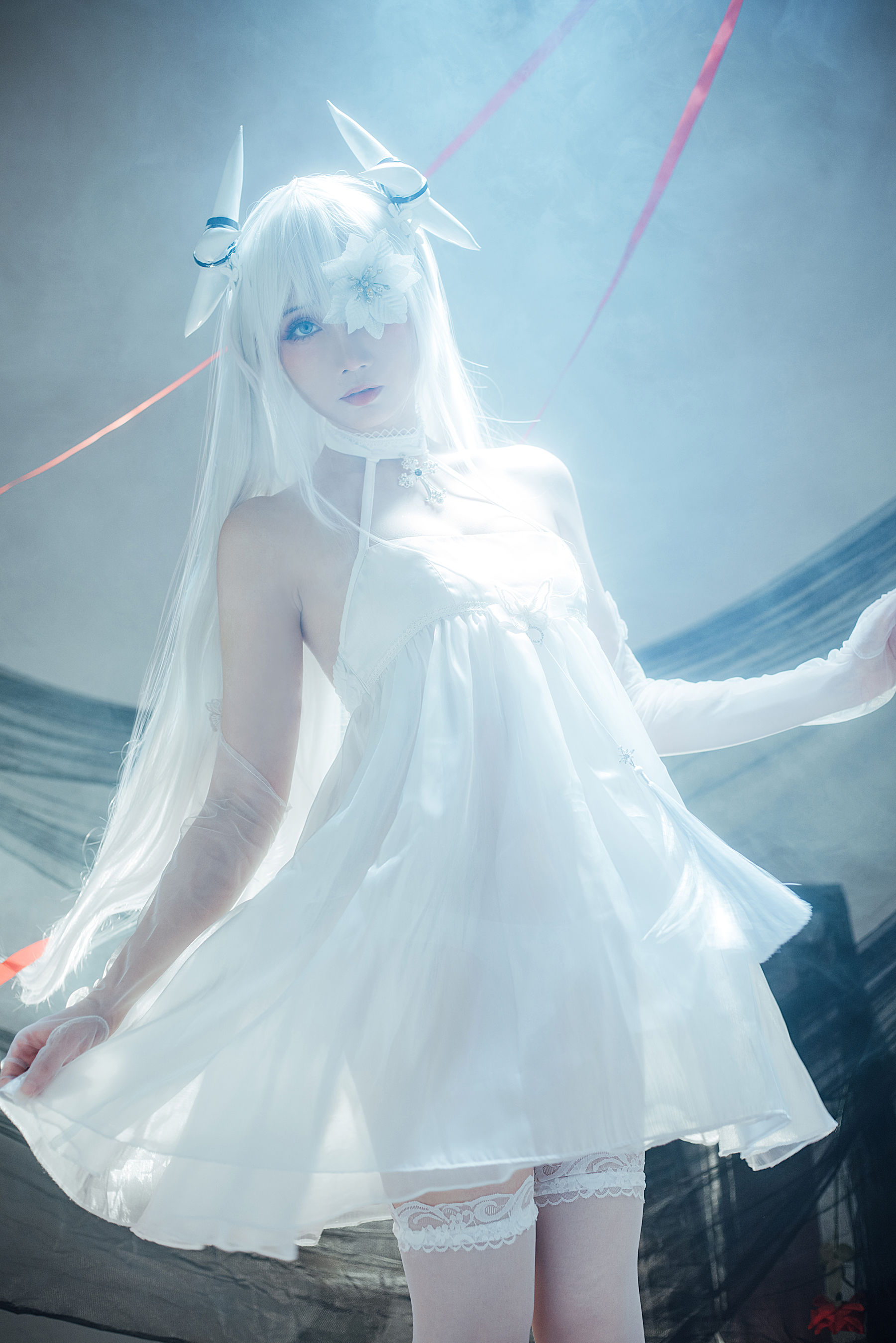 [福利COS] 焖焖碳&Tomoyo酱 - 碧蓝航线 埃姆登 双黑白夜之主
