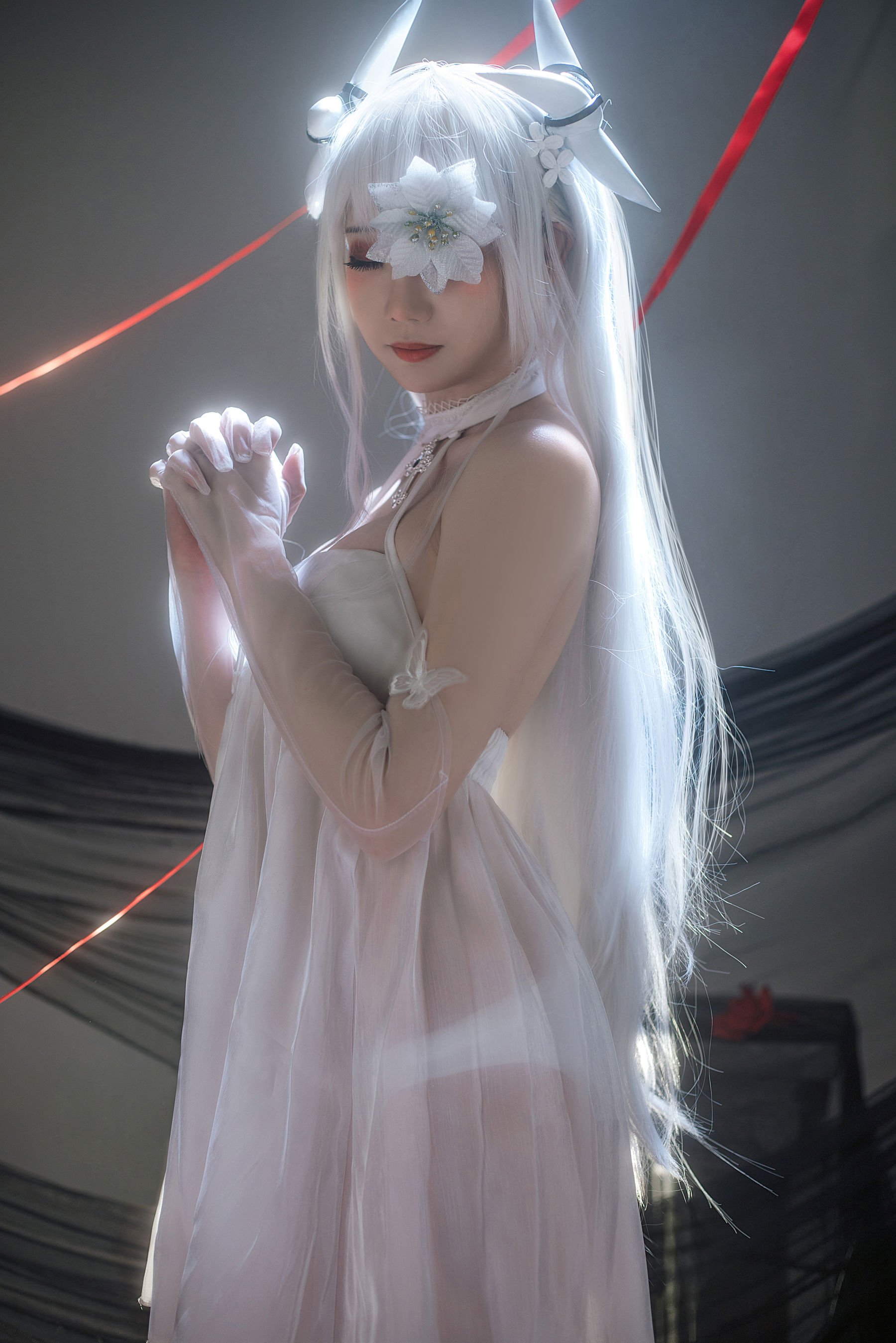 [福利COS] 焖焖碳&Tomoyo酱 - 碧蓝航线 埃姆登 双黑白夜之主
