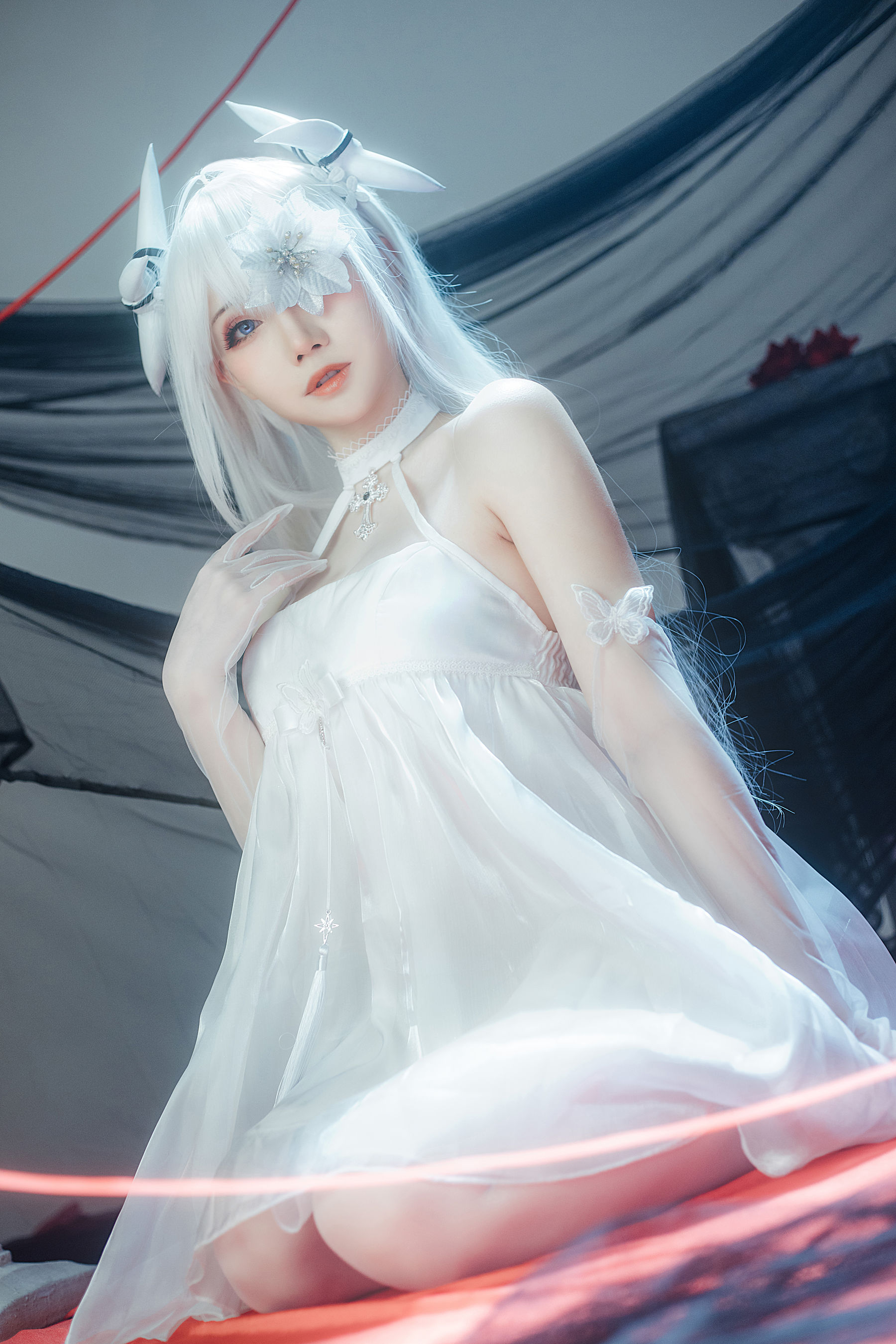 [福利COS] 焖焖碳&Tomoyo酱 - 碧蓝航线 埃姆登 双黑白夜之主