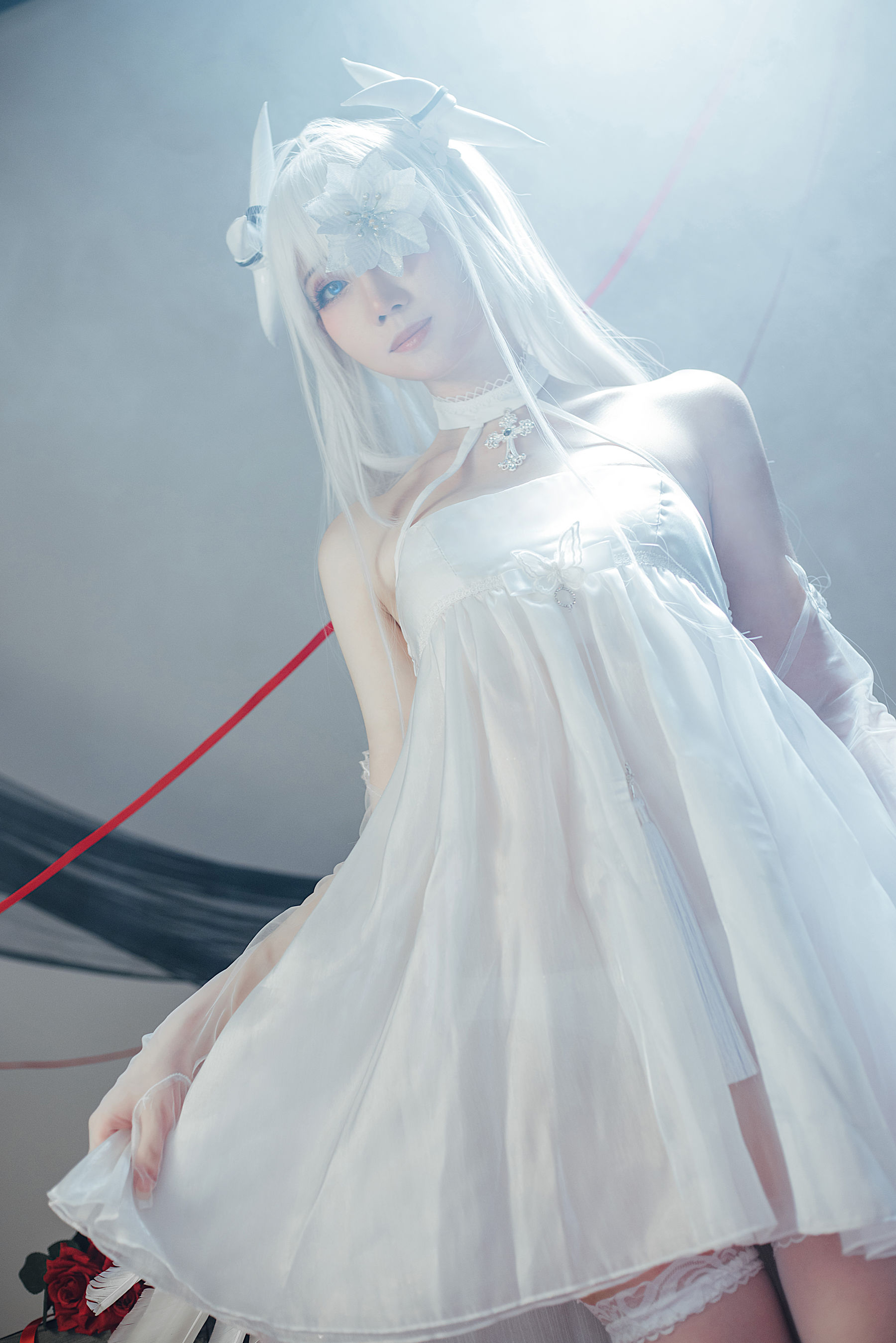 [福利COS] 焖焖碳&Tomoyo酱 - 碧蓝航线 埃姆登 双黑白夜之主
