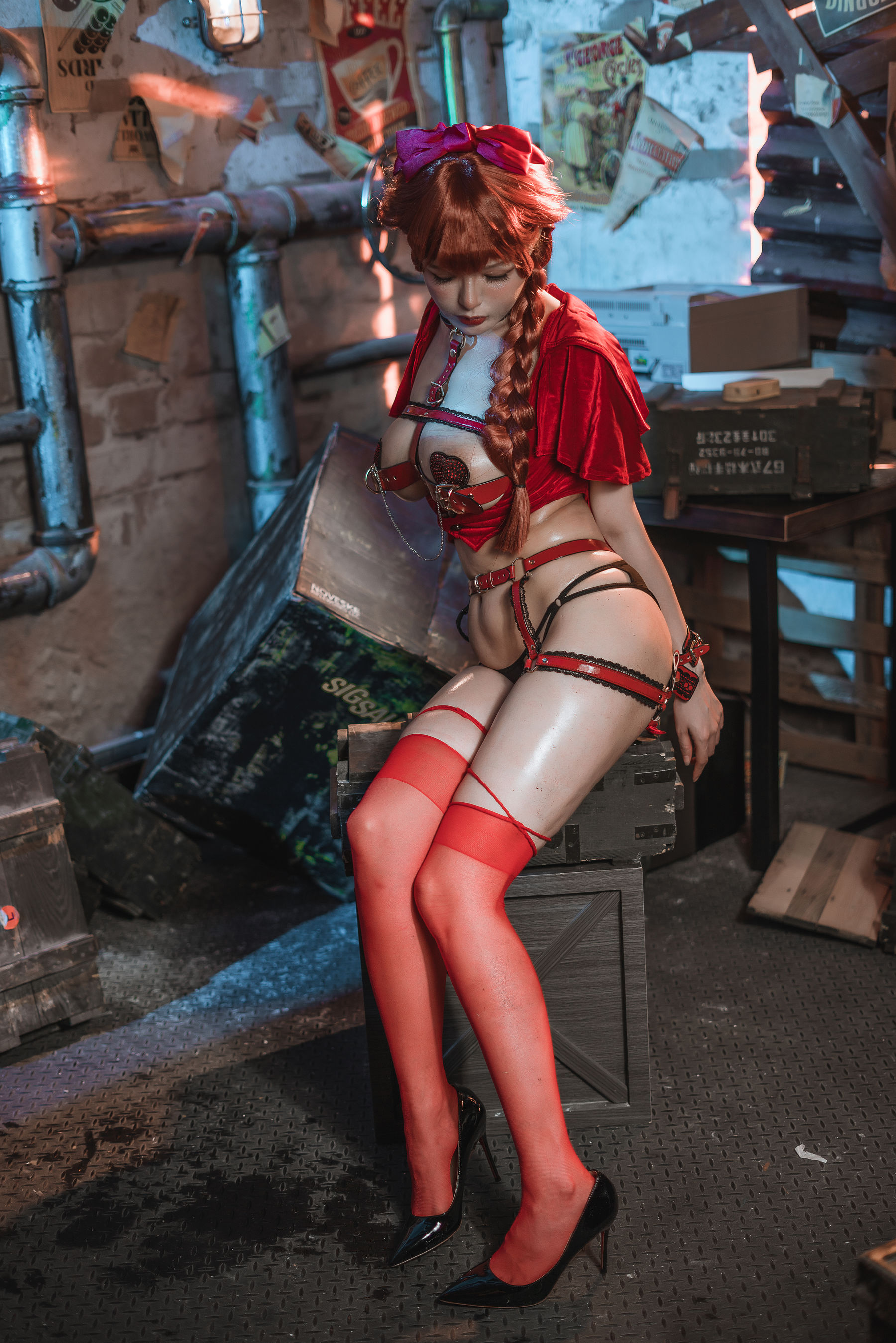 [福利COS] 秋和柯基(夏小秋秋秋) - 小红帽