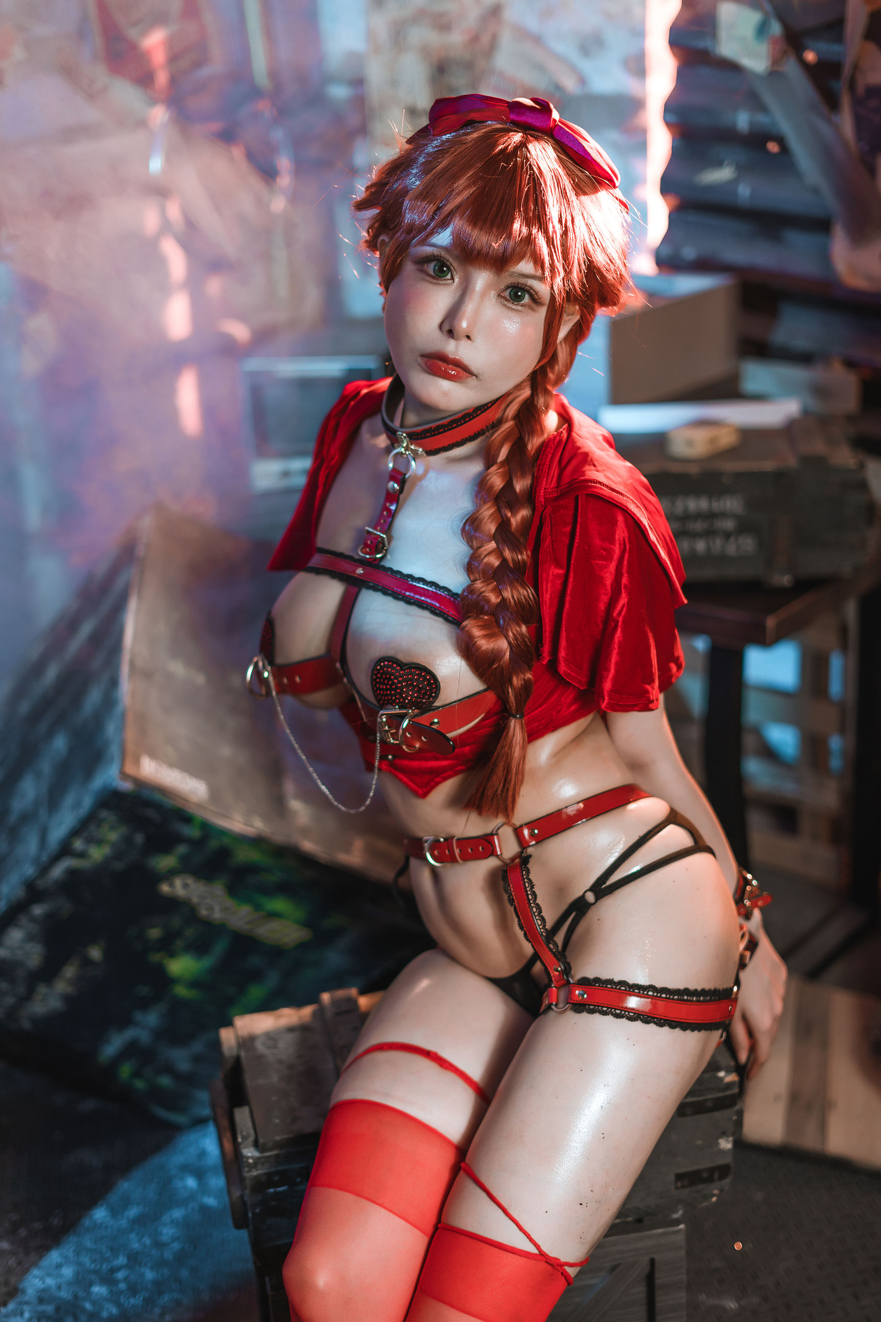 [福利COS] 秋和柯基(夏小秋秋秋) - 小红帽