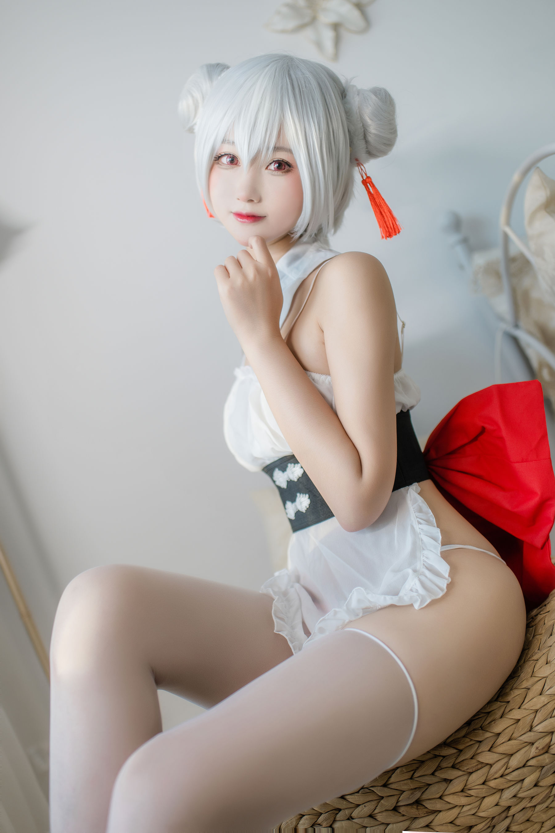 [福利COS] 羽生三未图集 - 中華厨娘