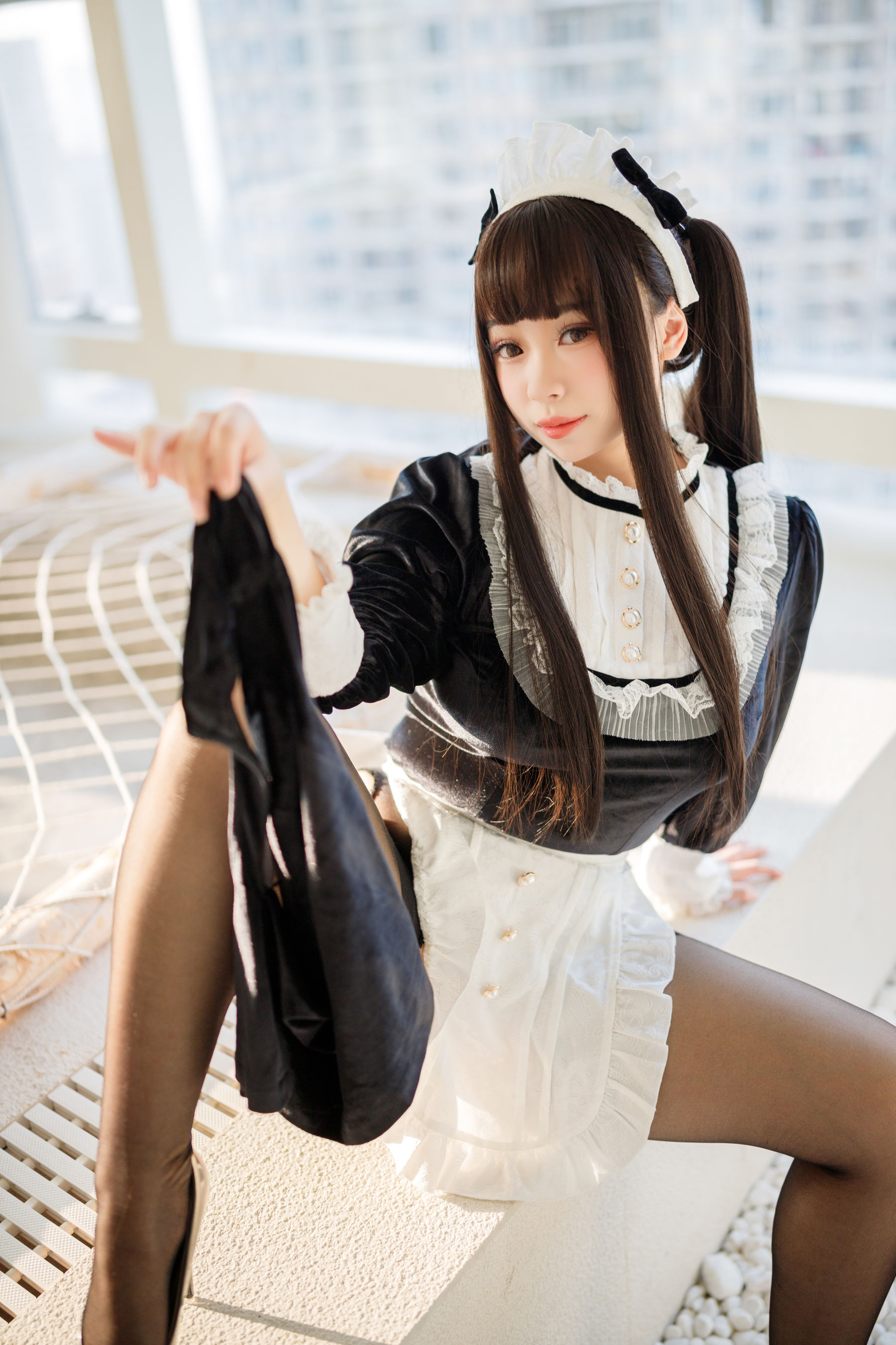 [福利COS] 胡桃猫Kurumineko - 更衣女仆