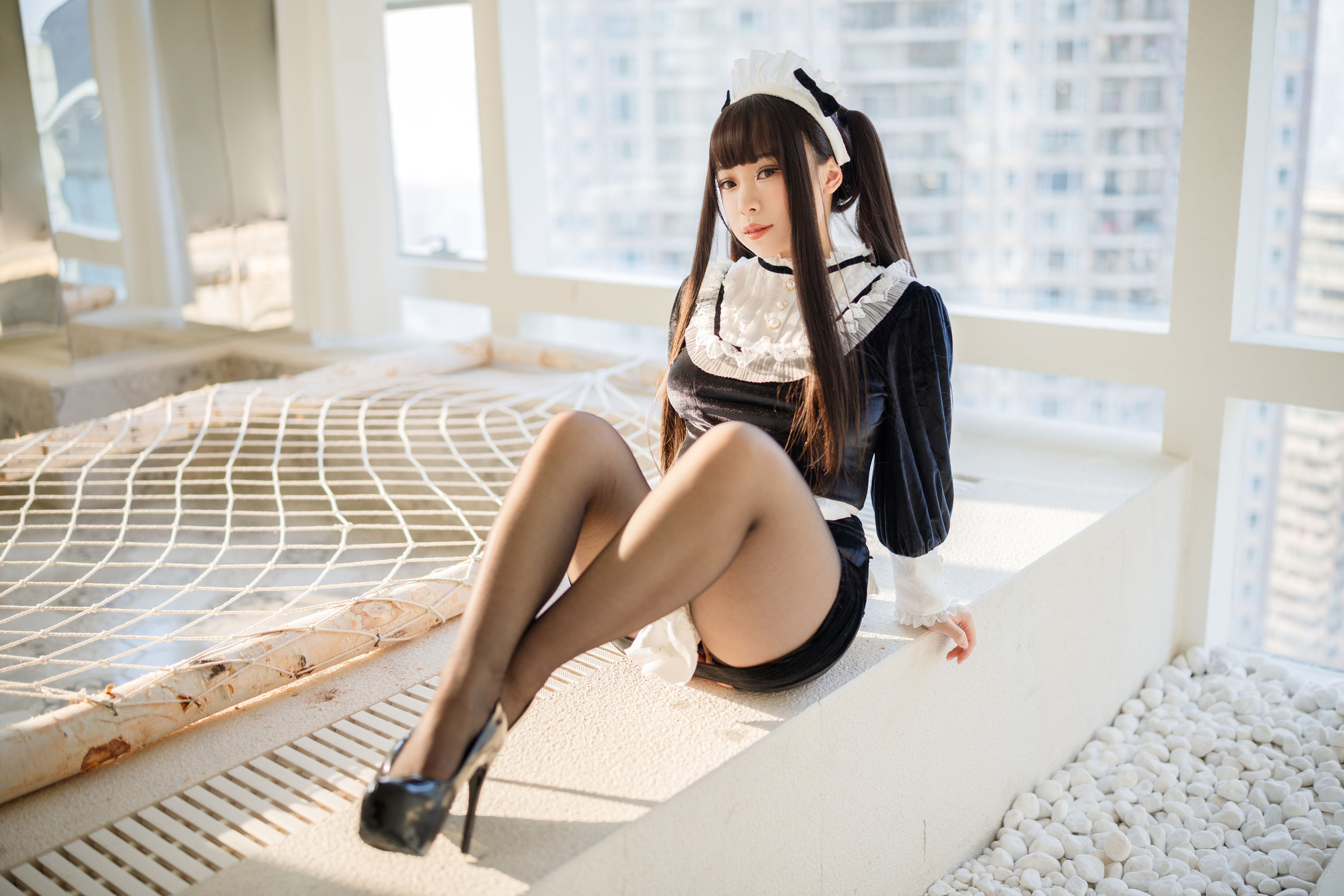 [福利COS] 胡桃猫Kurumineko - 更衣女仆