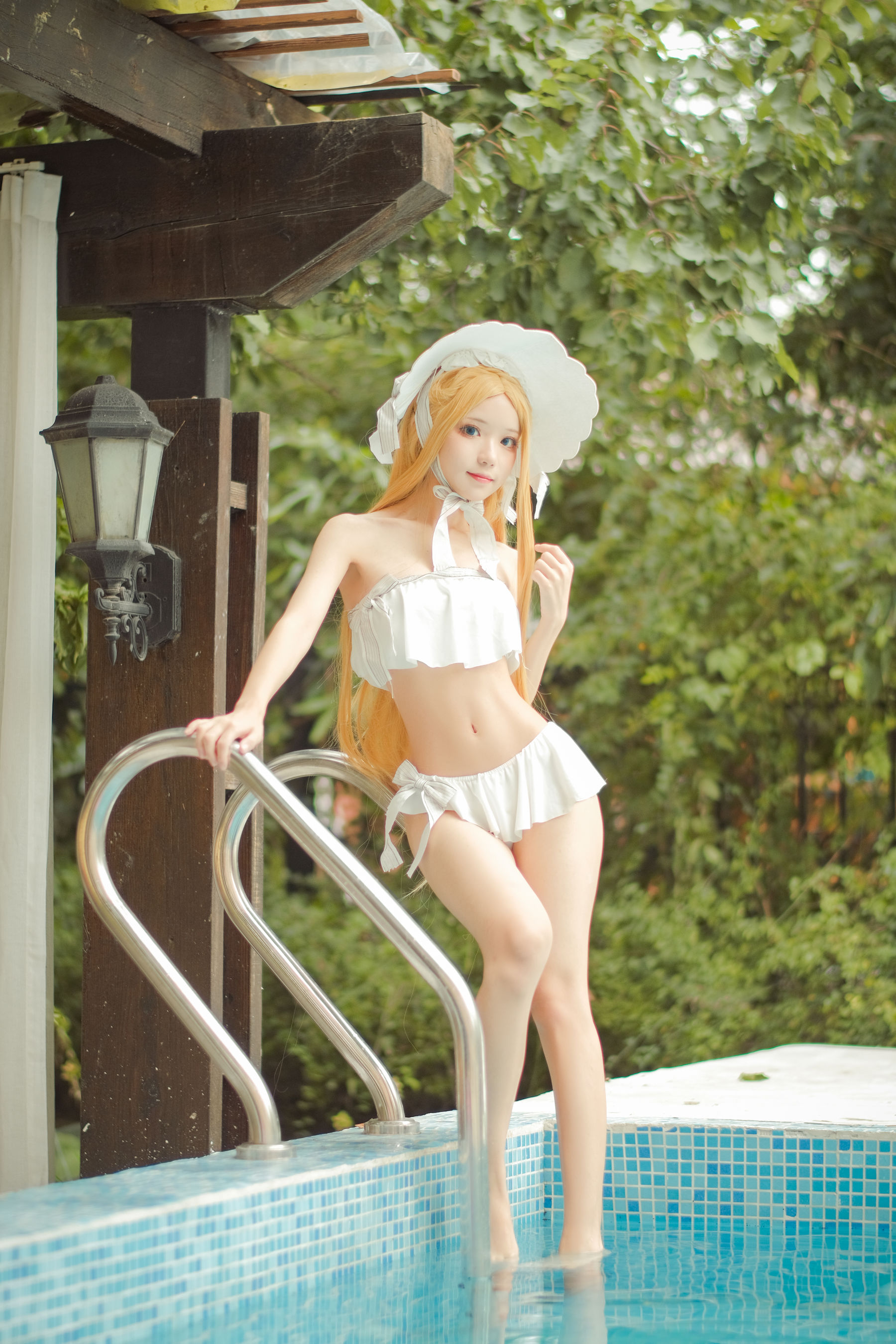 [福利COS] 花柒Hana - 阿比泳装