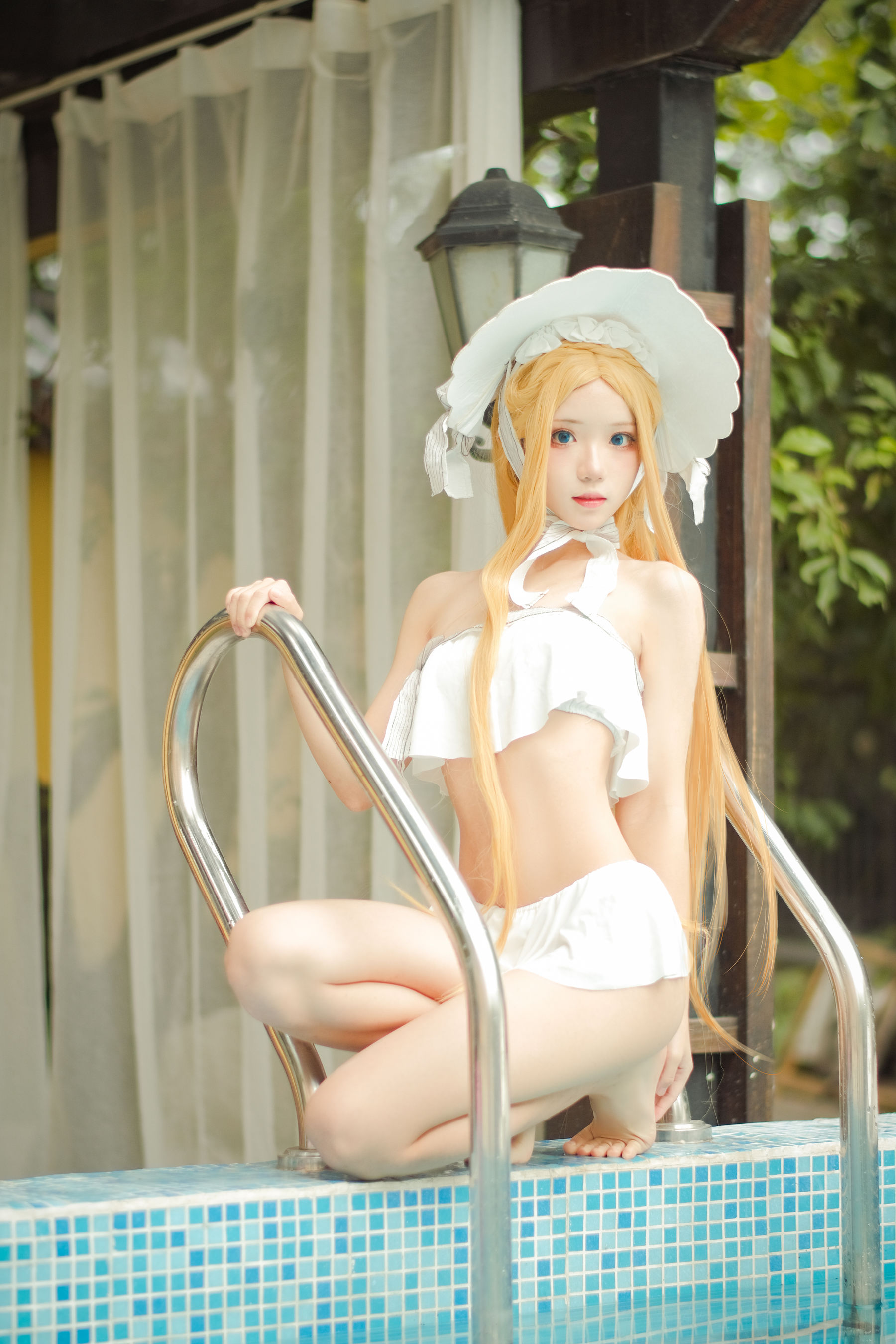 [福利COS] 花柒Hana - 阿比泳装