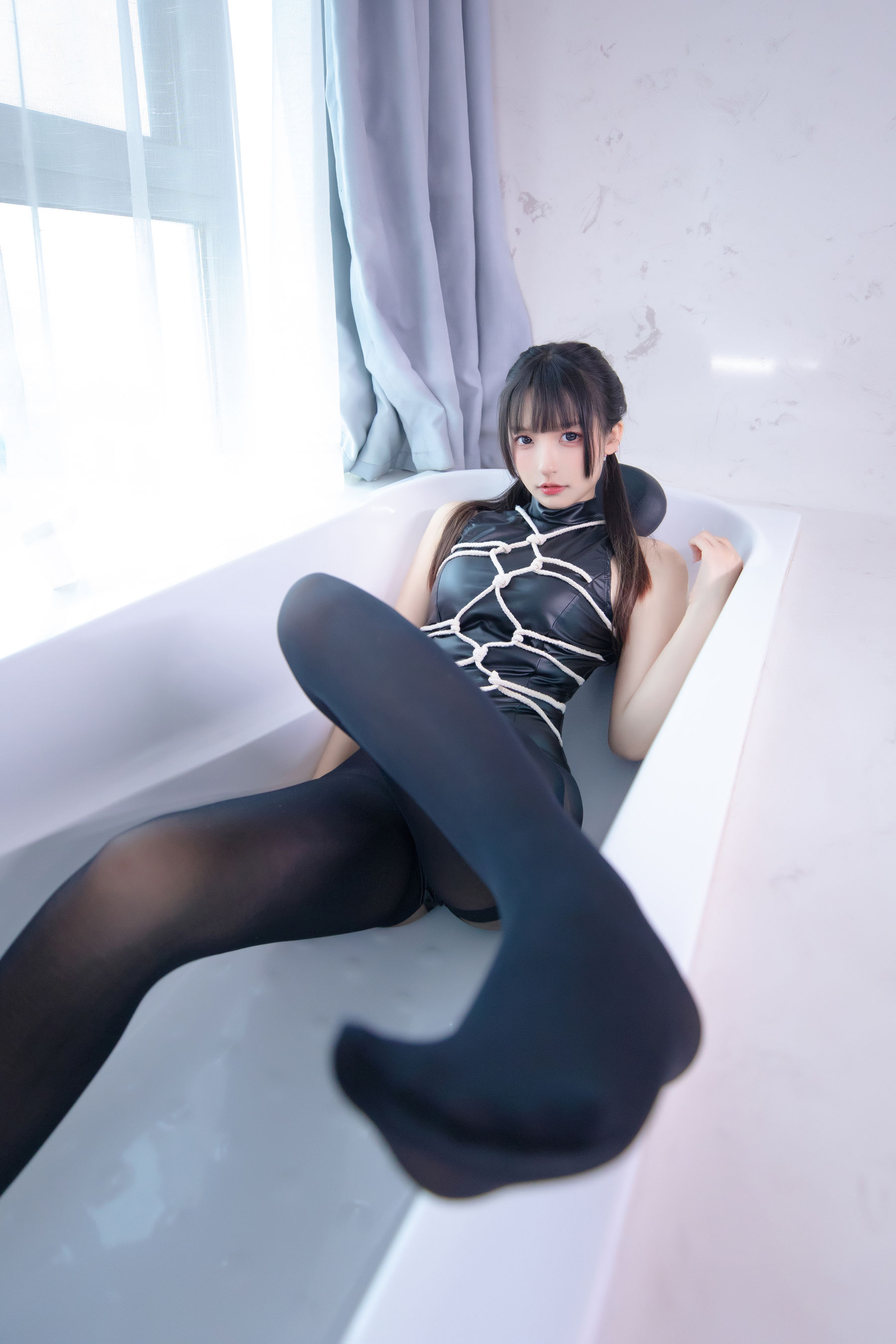 [福利COS] 萝莉神楽板真冬 之夏日戏水