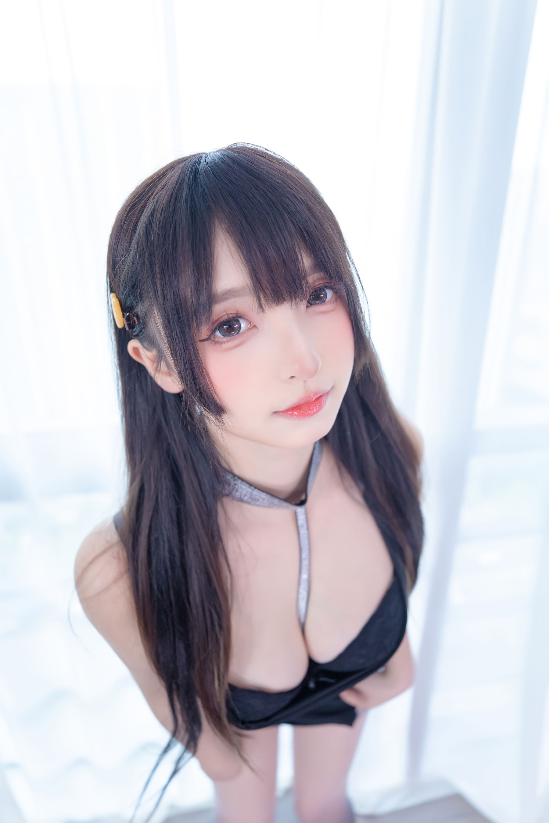 [福利COS] 萝莉神楽板真冬 之想你的夜