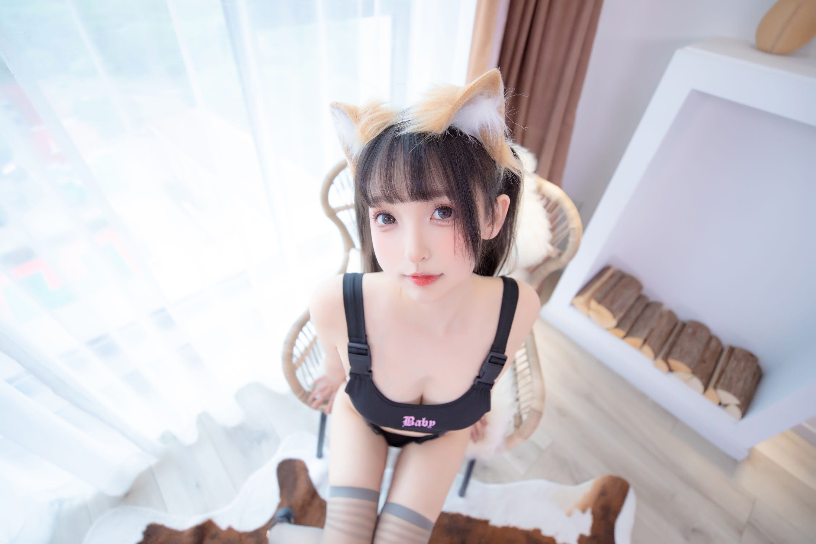 [福利COS] 萝莉神楽板真冬 之机能天使