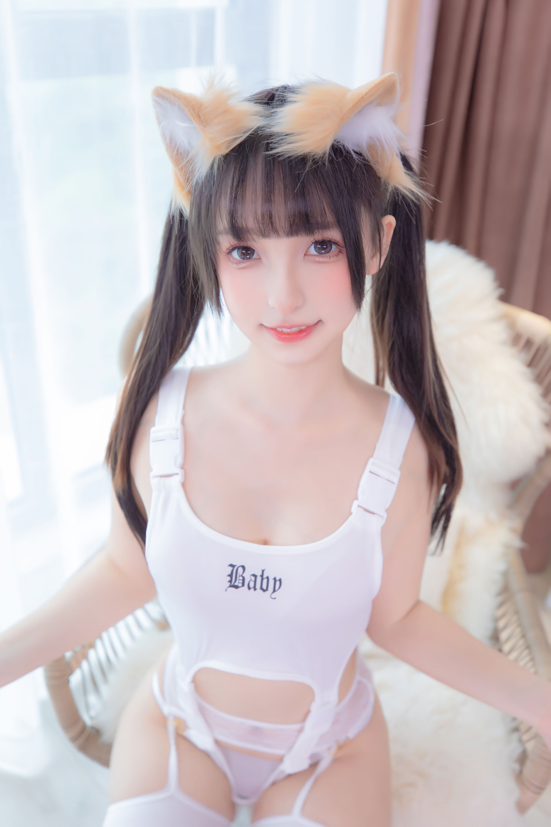 [福利COS] 萝莉神楽板真冬 之机能天使