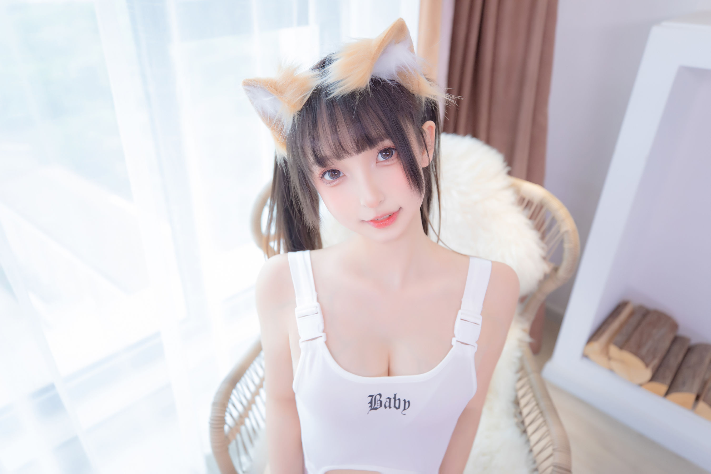 [福利COS] 萝莉神楽板真冬 之机能天使