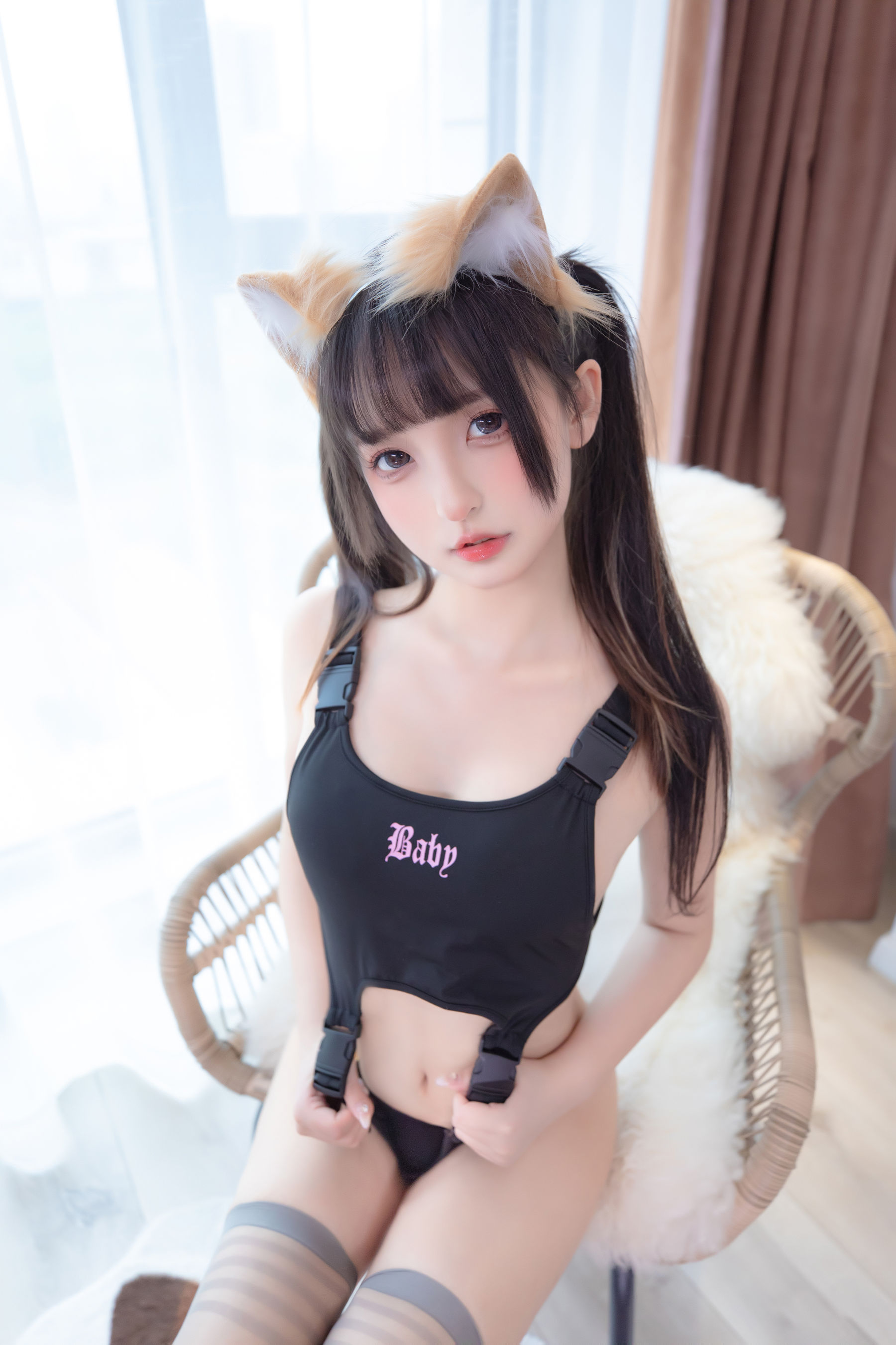[福利COS] 萝莉神楽板真冬 之机能天使