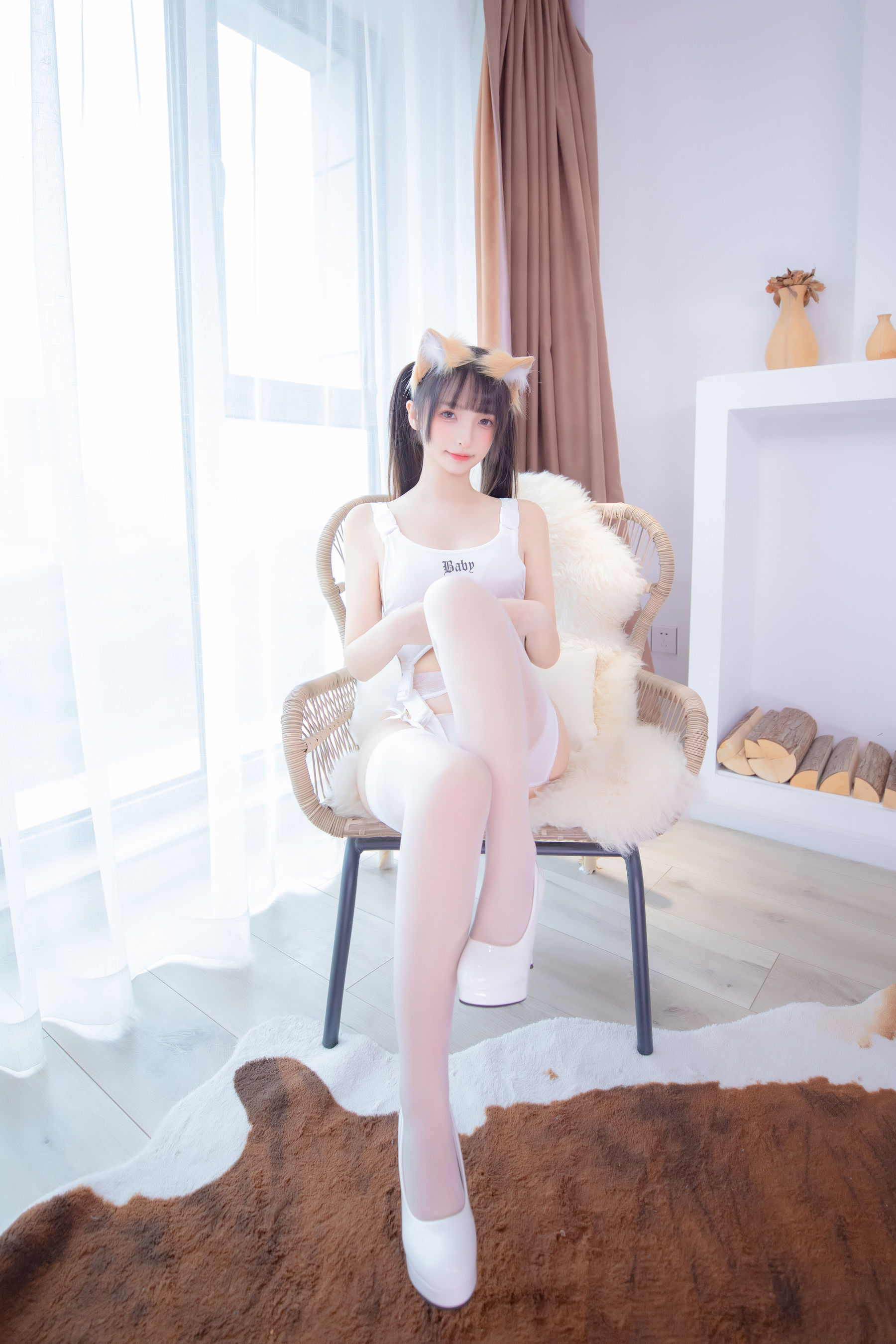 [福利COS] 萝莉神楽板真冬 之机能天使