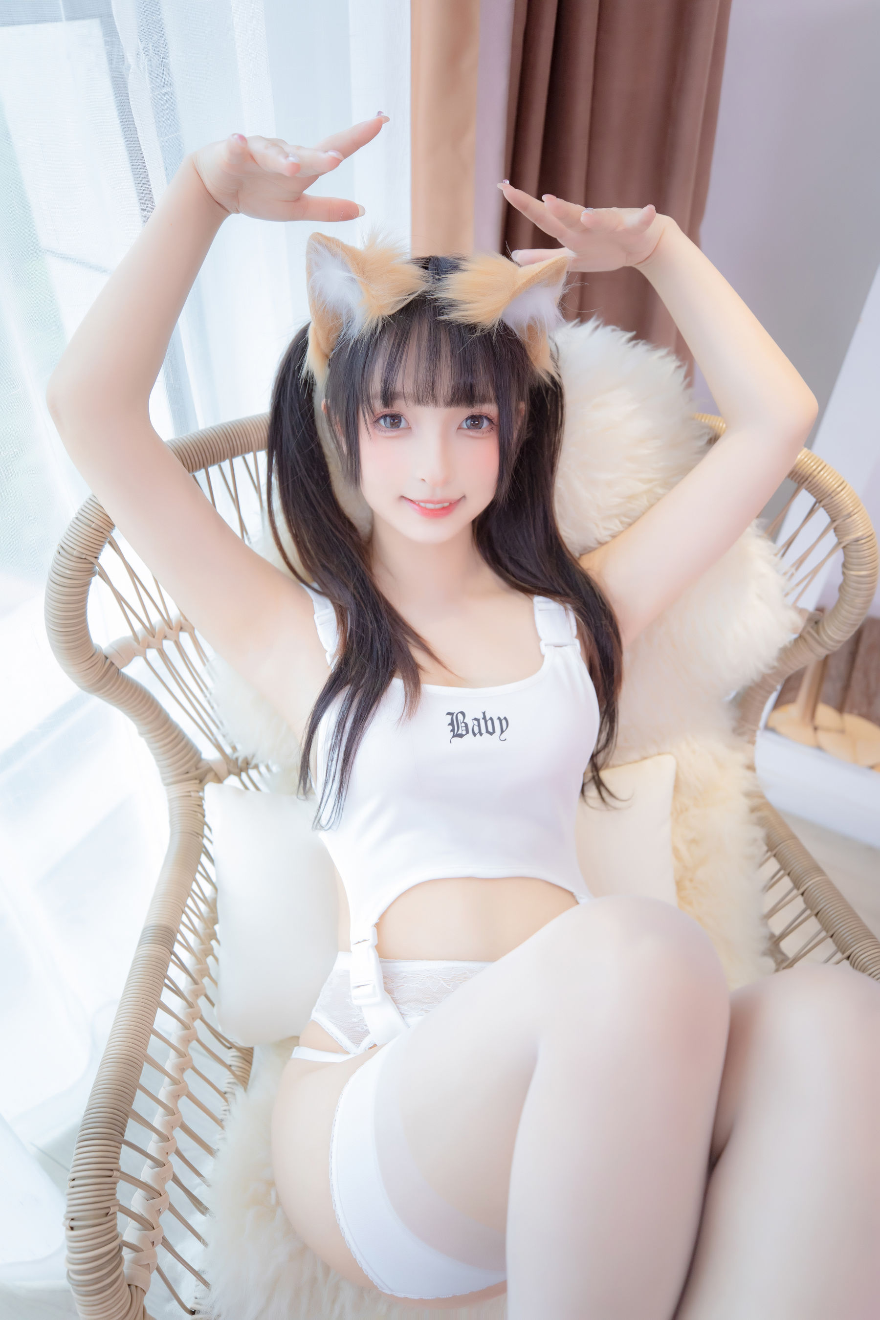 [福利COS] 萝莉神楽板真冬 之机能天使