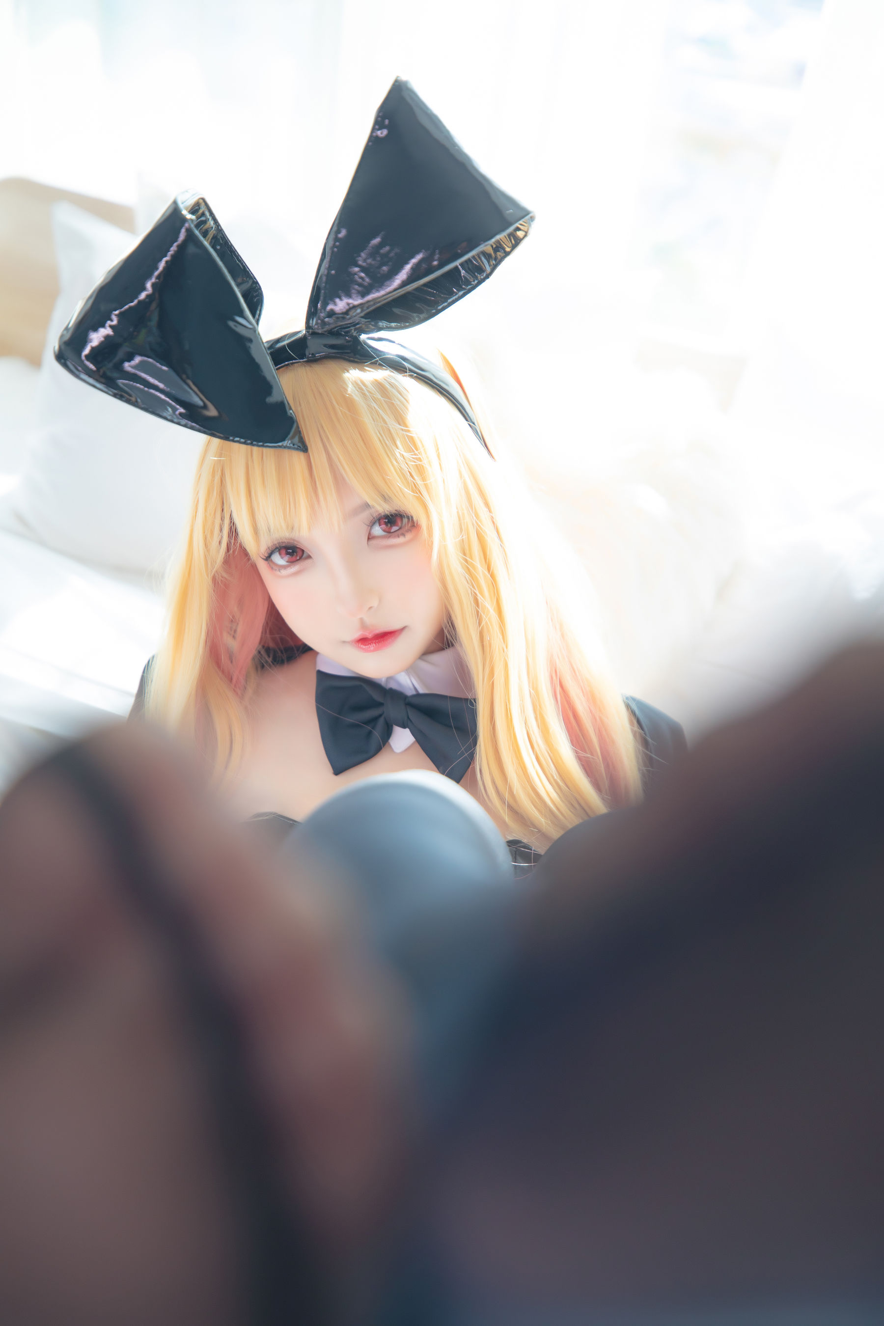 [福利COS] 萝莉神楽板真冬 之海梦兔女郎