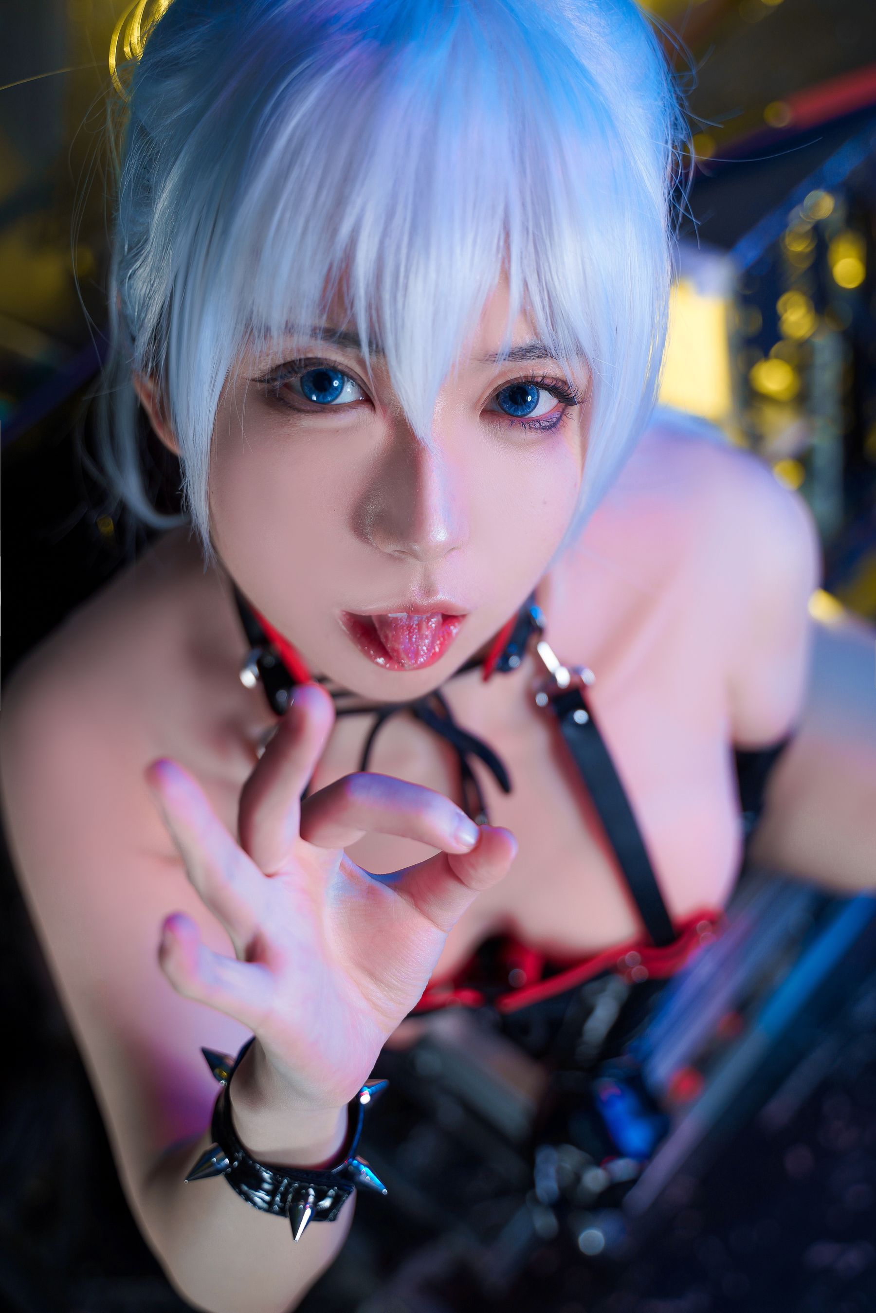 [福利COS] 虎森森 - 皮革女王