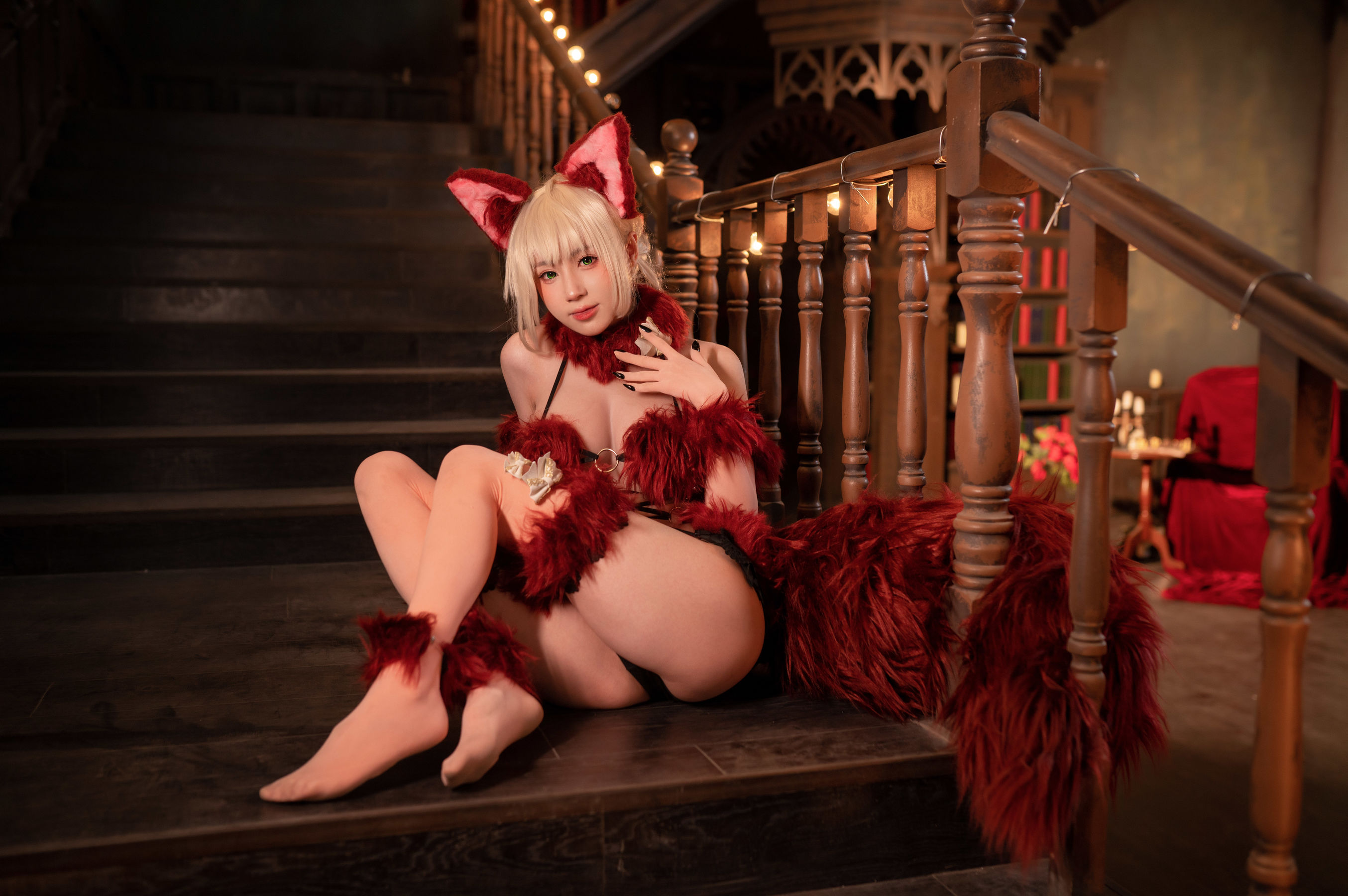 [福利COS] 西园寺南歌写真 - 野兽尼禄