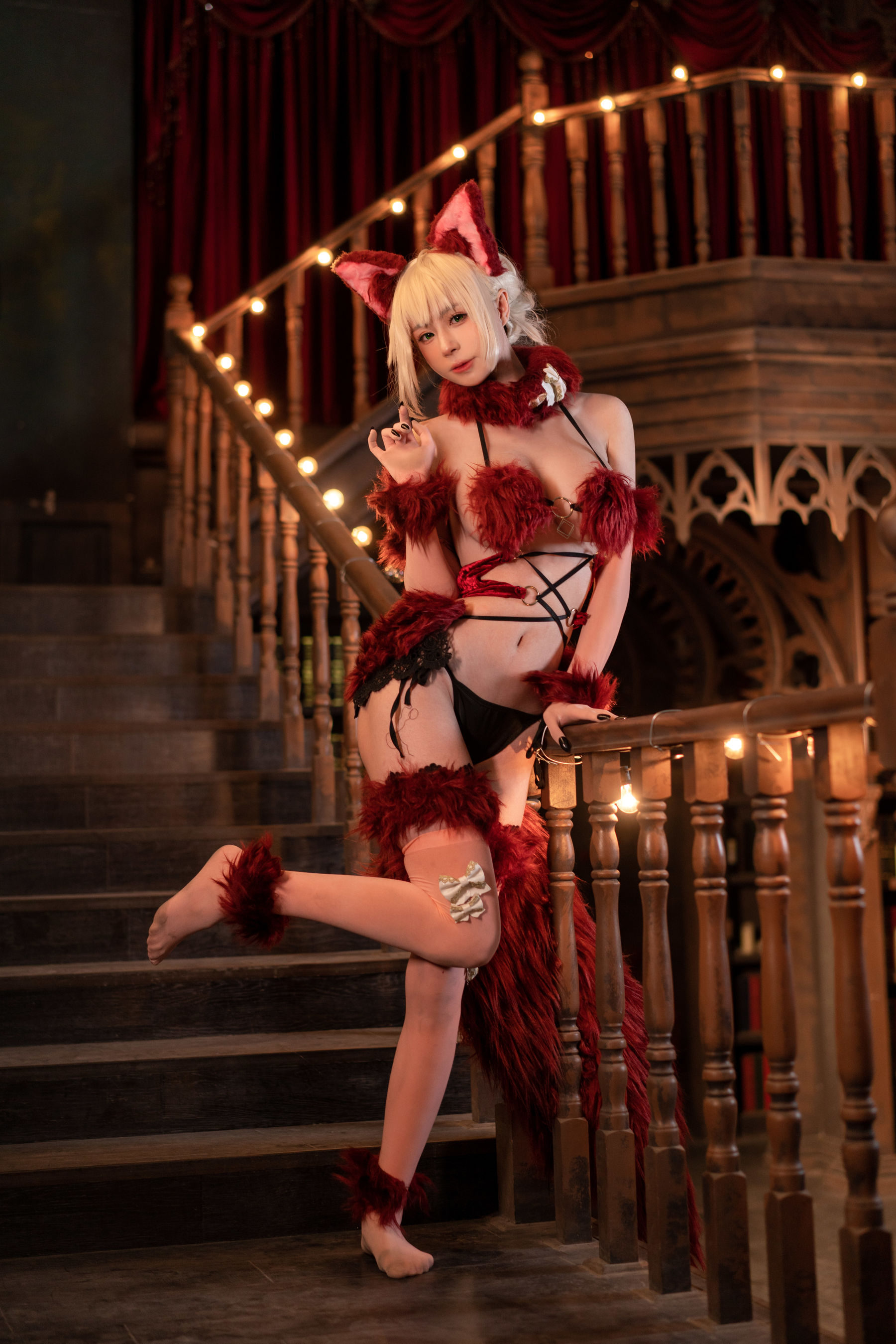 [福利COS] 西园寺南歌写真 - 野兽尼禄