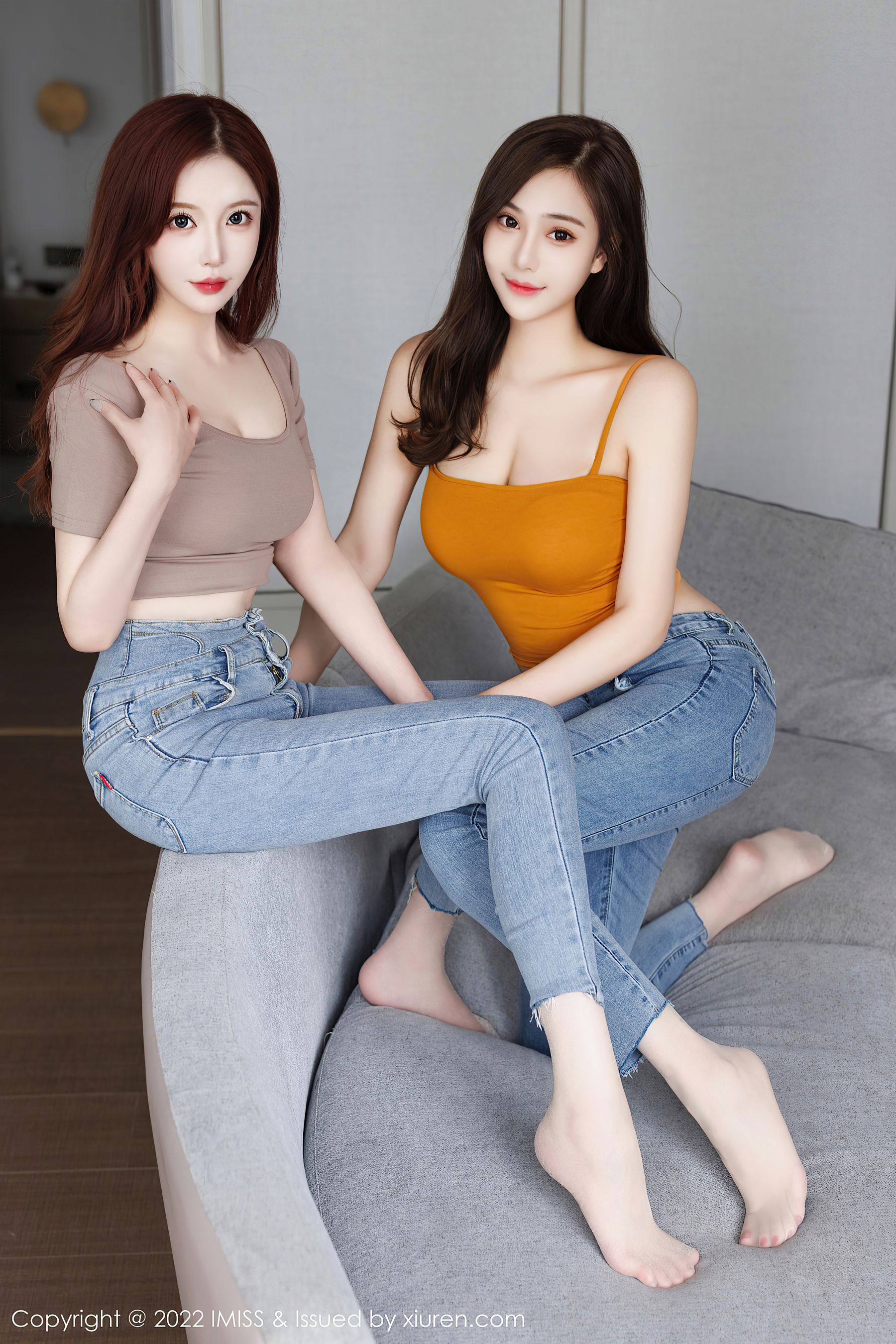 [爱蜜社IMiss] Vol.697 @Lavinia肉肉&@LindaLinda 模特合集