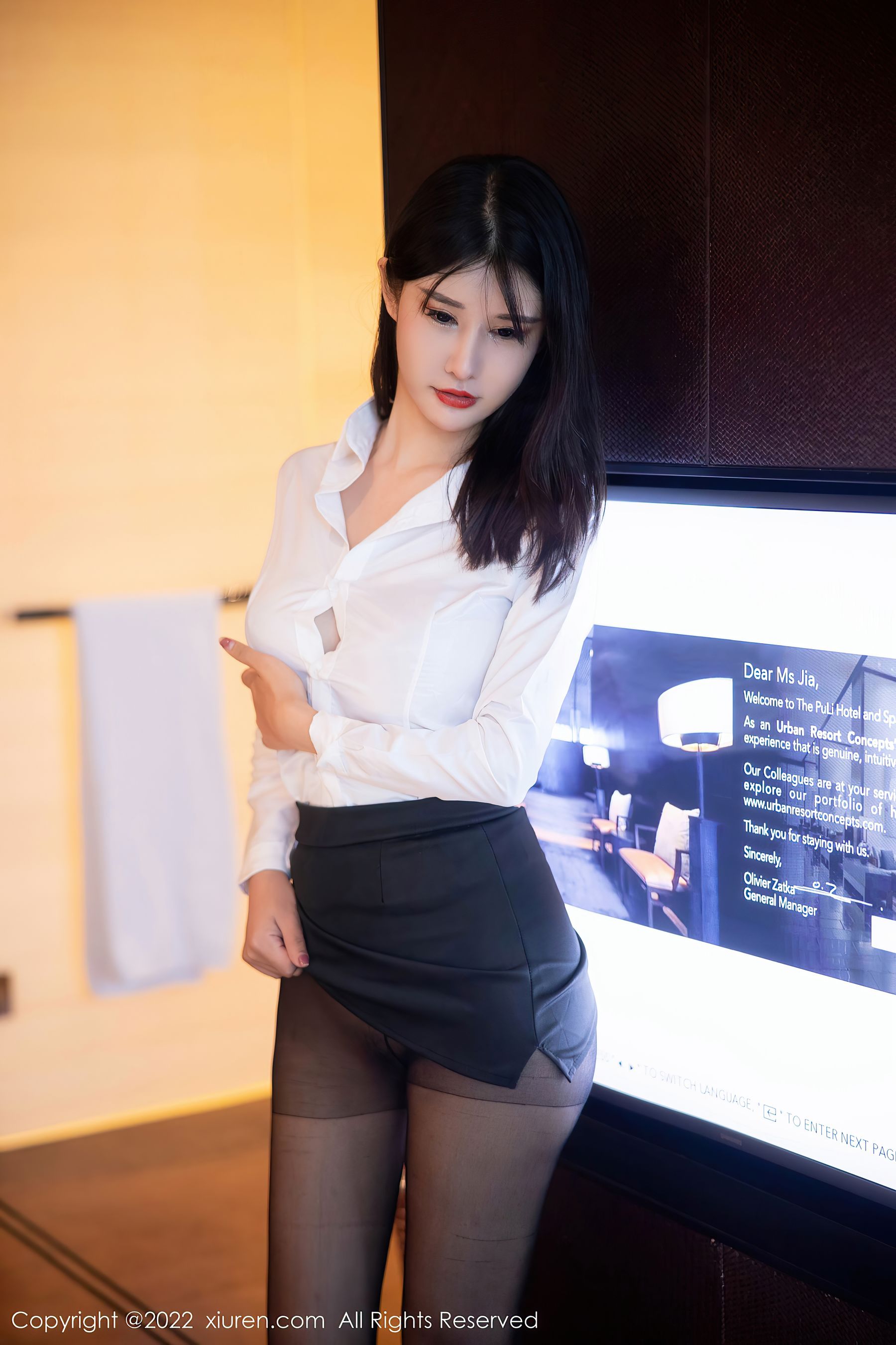 [秀人XiuRen] No.5578 夏沫沫tifa