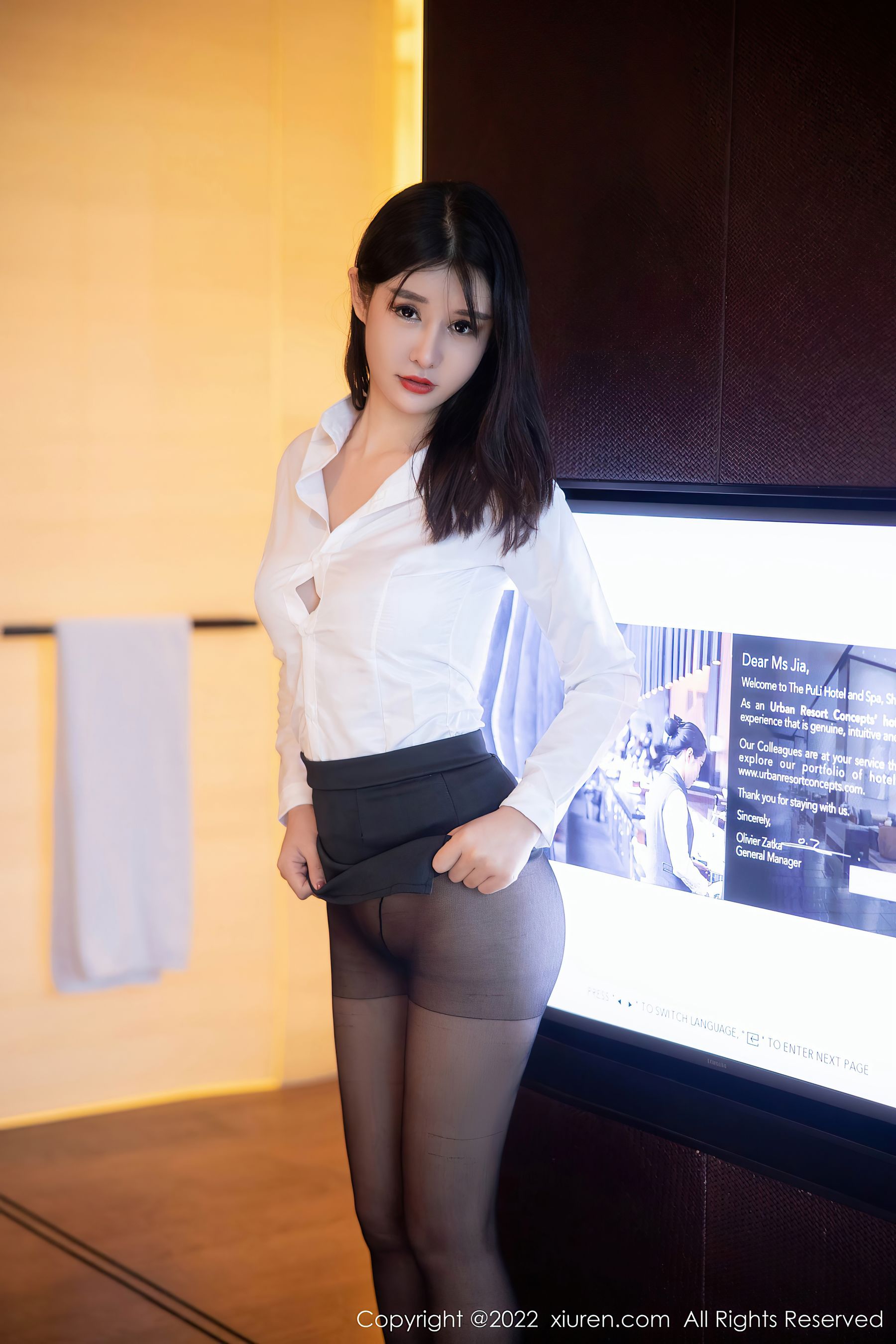 [秀人XiuRen] No.5578 夏沫沫tifa