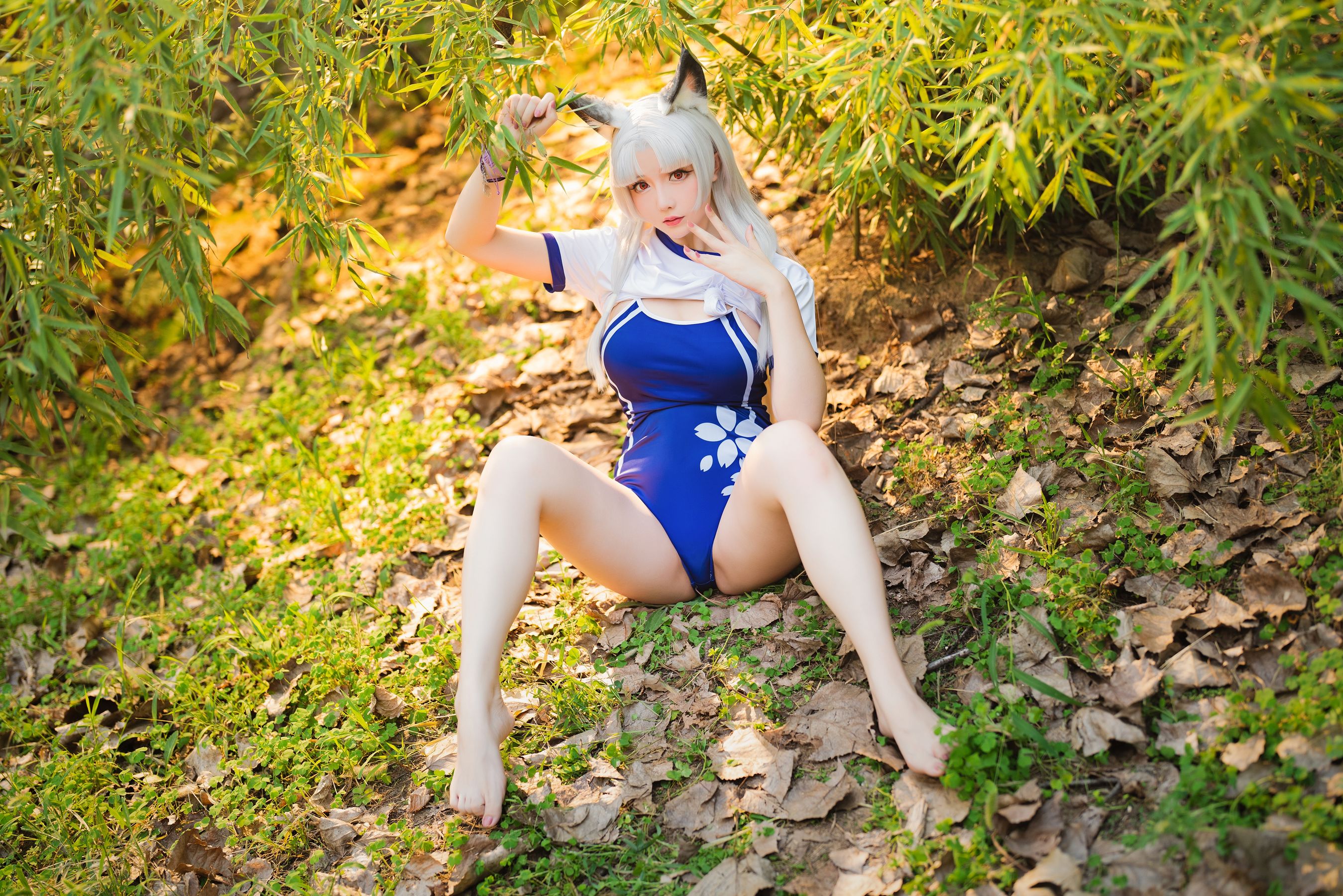 [福利COS] Coser小姐姐星之迟迟 - 胡桃死库水