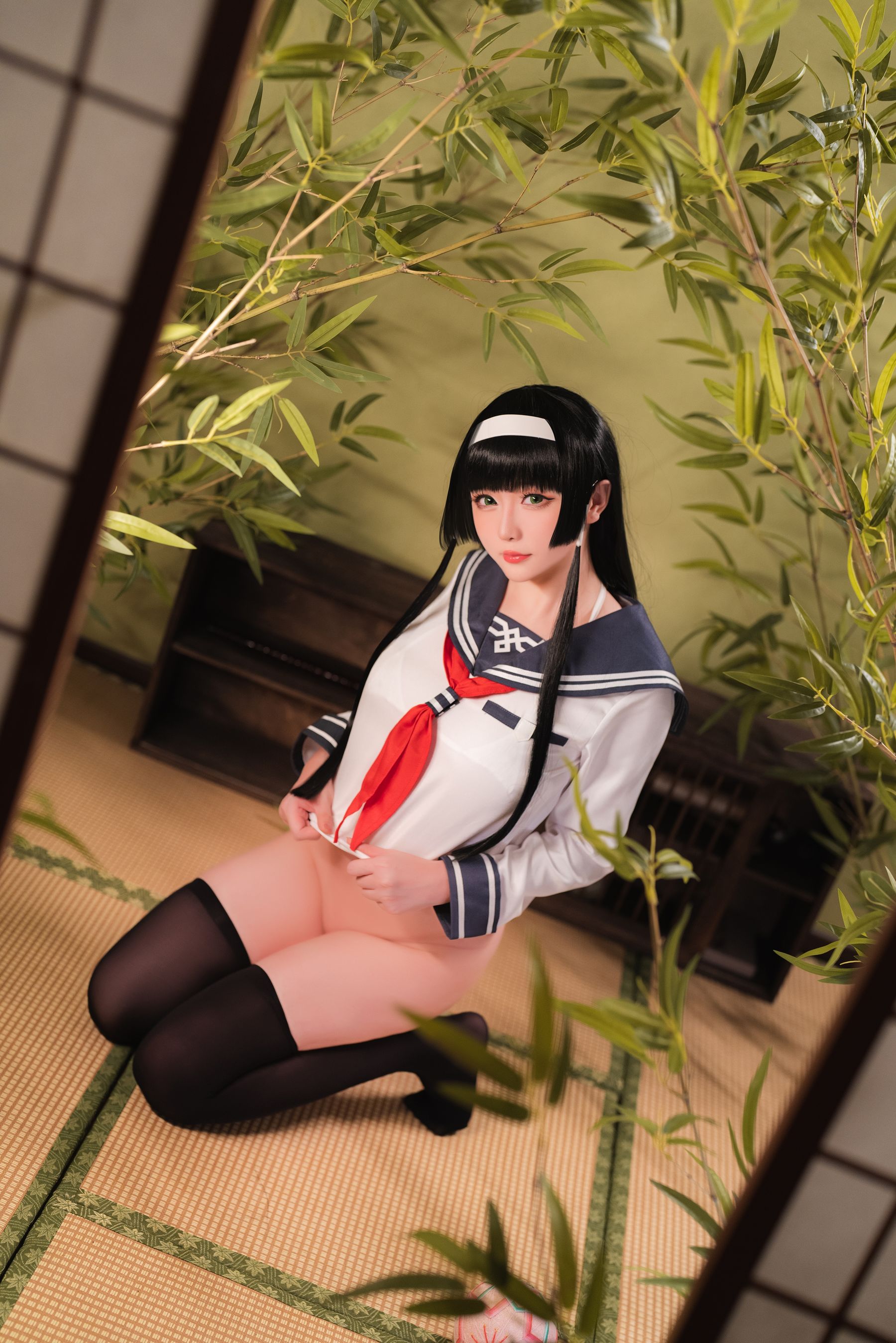 [福利COS] Coser小姐姐星之迟迟 - 莲花JK