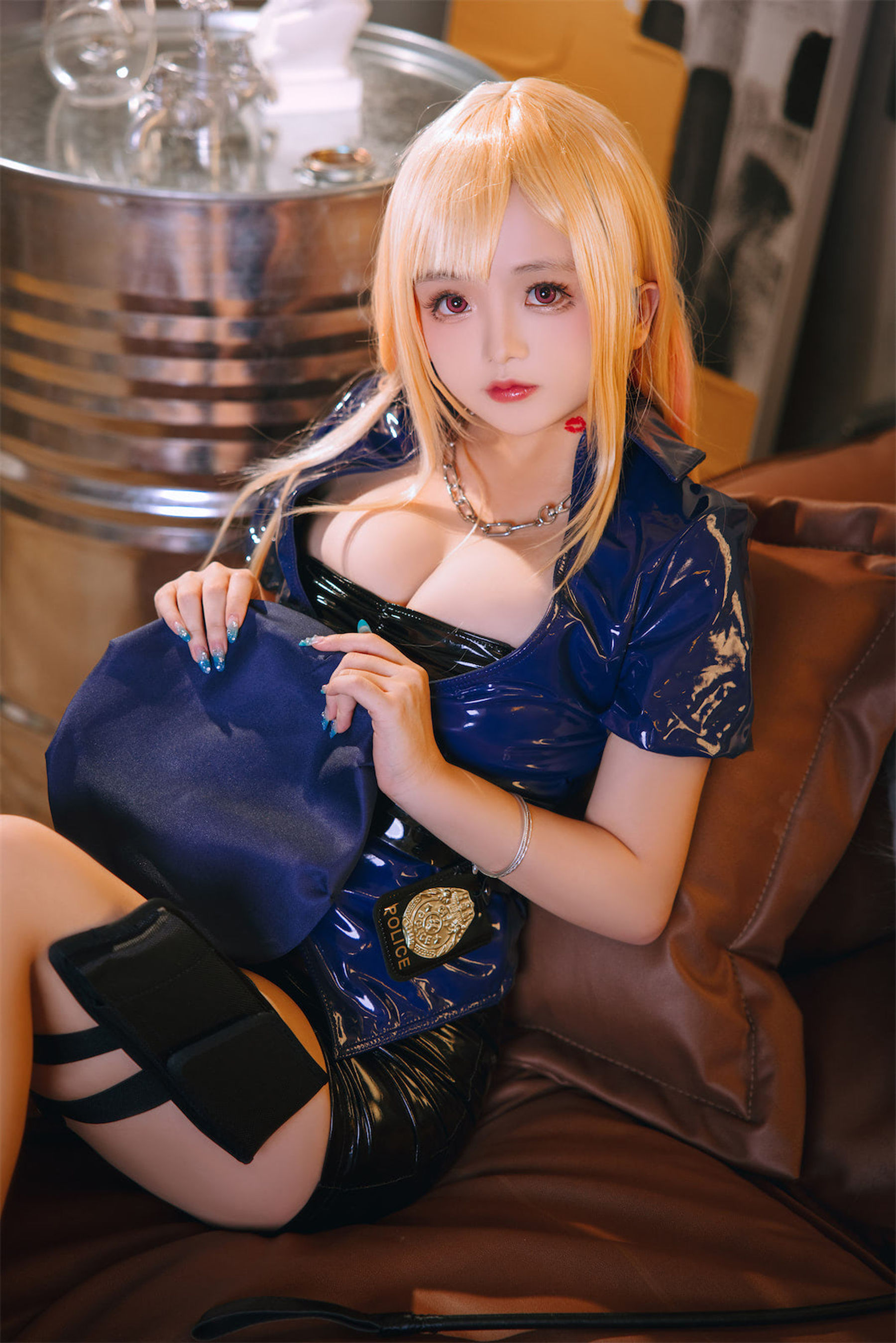 [福利COS] Cosplay日奈娇 - 喜多川海梦女警