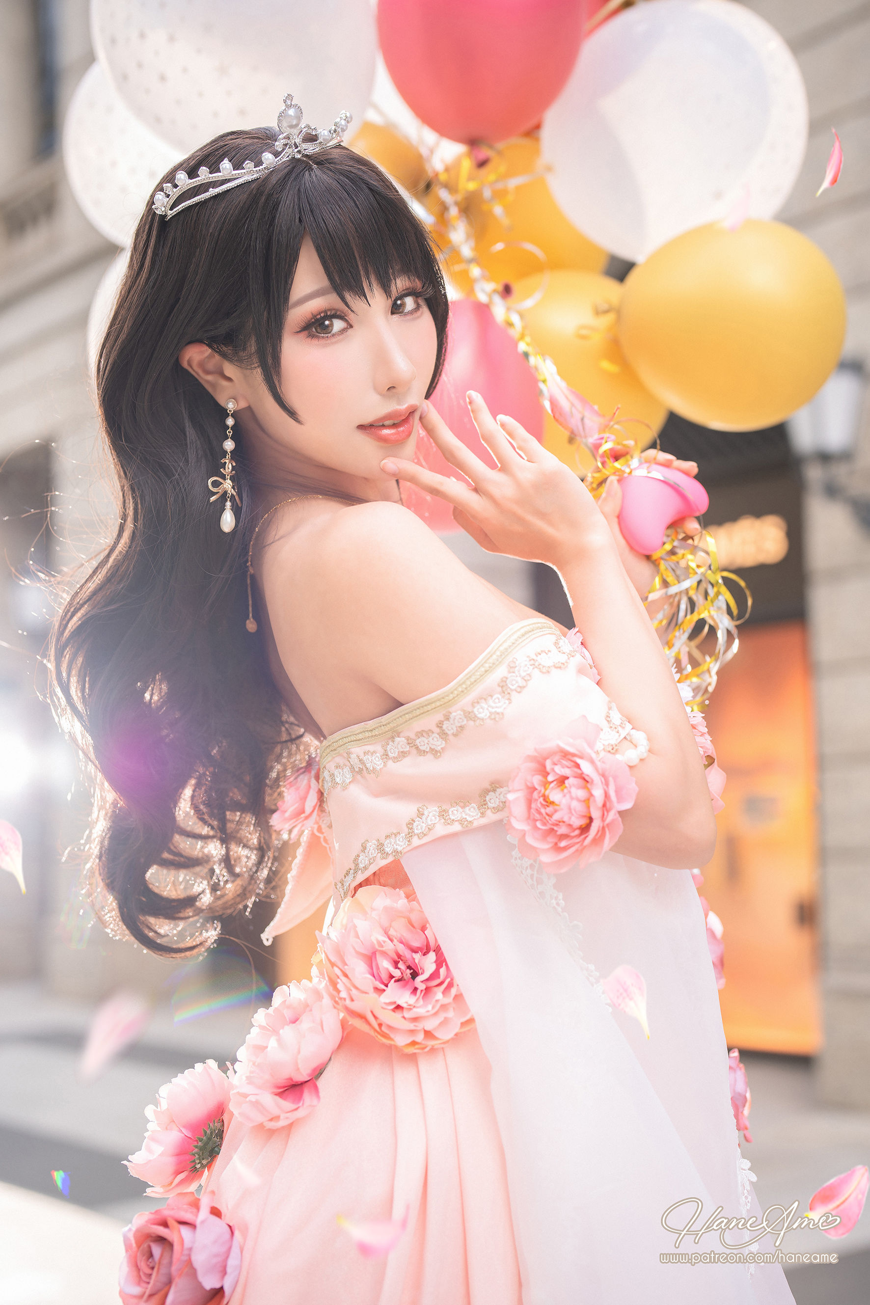 [福利COS] Hane Ame 雨波写真 - 生日礼服