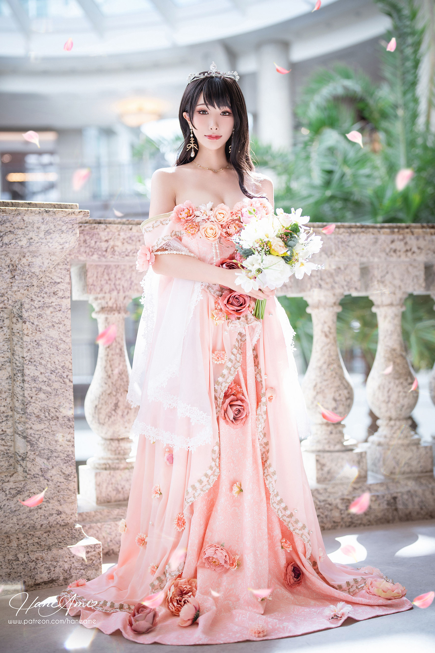 [福利COS] Hane Ame 雨波写真 - 生日礼服