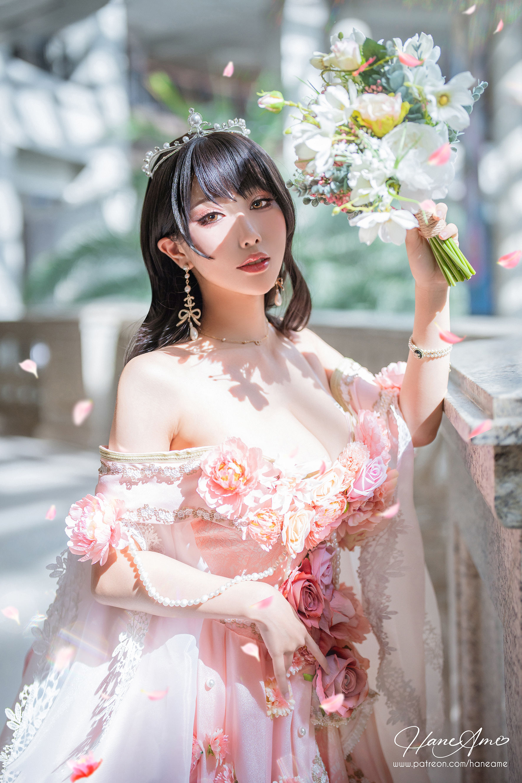 [福利COS] Hane Ame 雨波写真 - 生日礼服