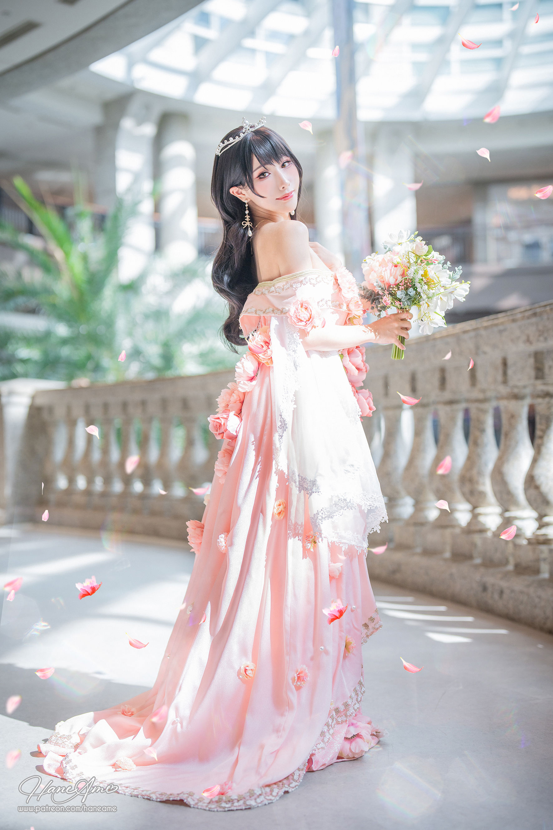 [福利COS] Hane Ame 雨波写真 - 生日礼服