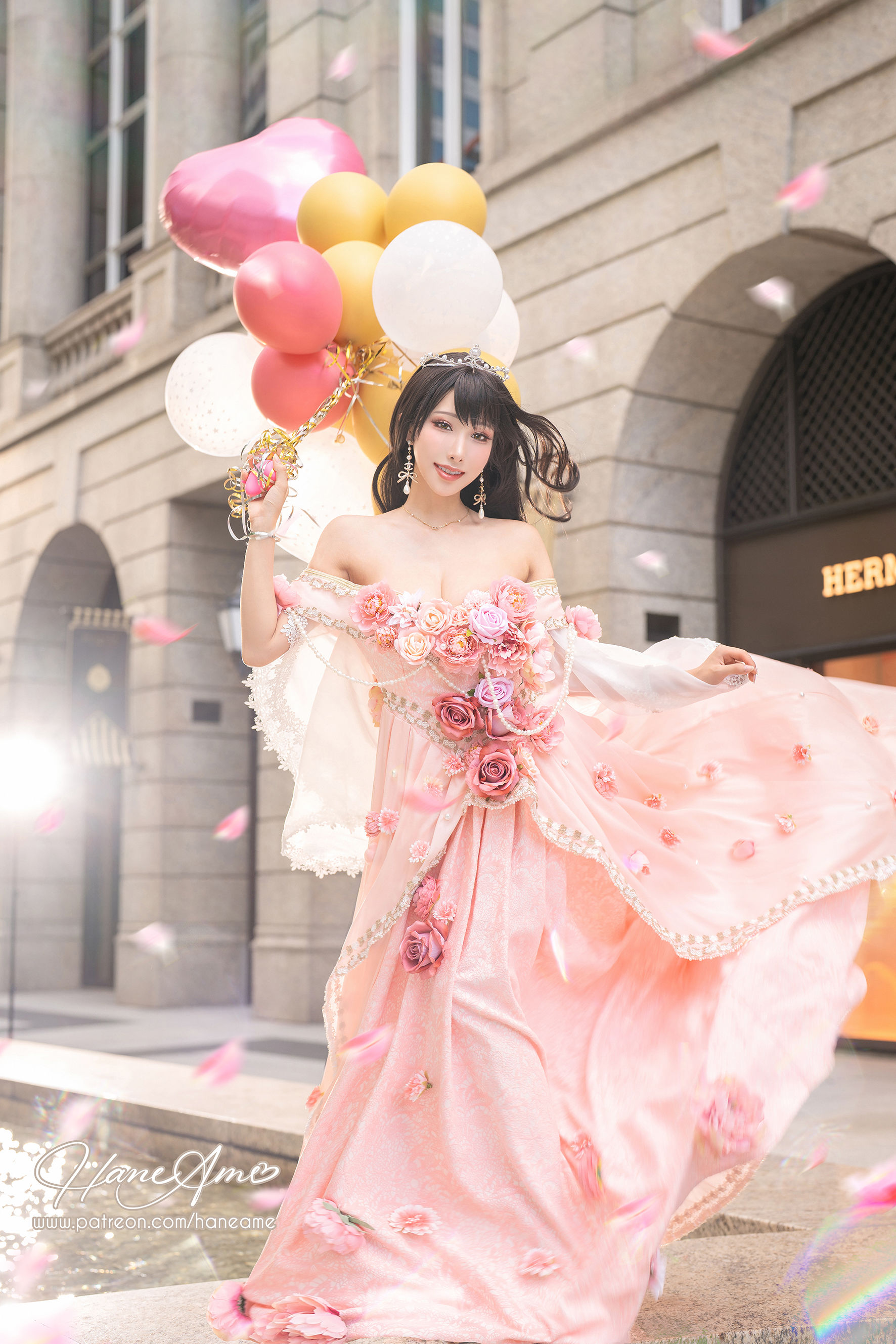[福利COS] Hane Ame 雨波写真 - 生日礼服