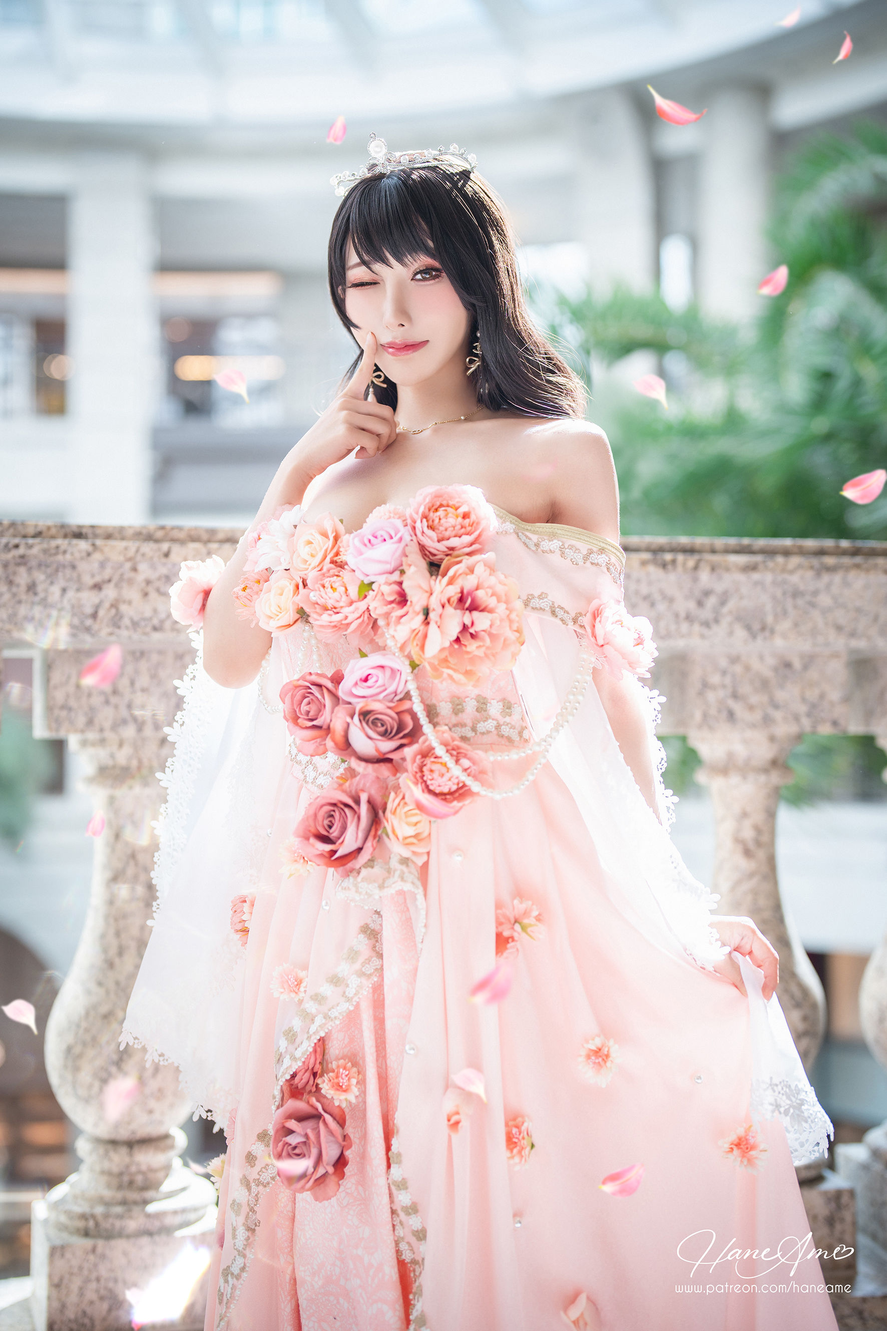 [福利COS] Hane Ame 雨波写真 - 生日礼服